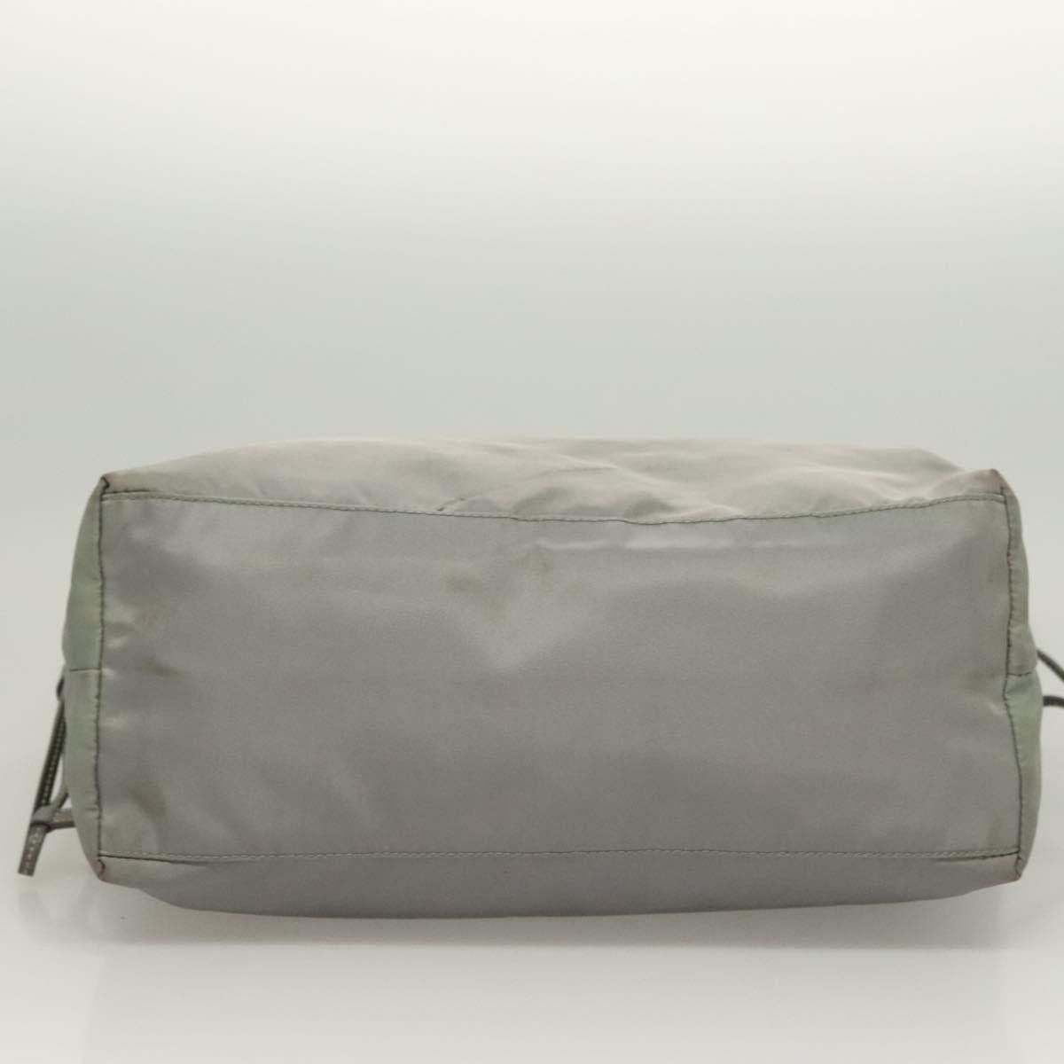 Prada PRADA Tote Bag Nylon Gray Gold Size ONE SIZE - 9 Thumbnail