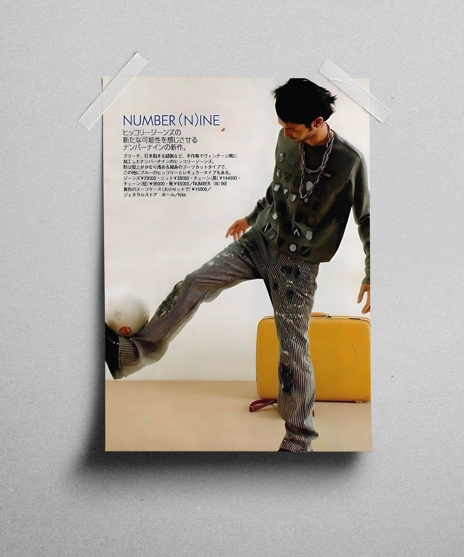 Number (N)ine Number (N)ine Poster Gift Vintage Book Merch Size ONE SIZE - 3 Thumbnail
