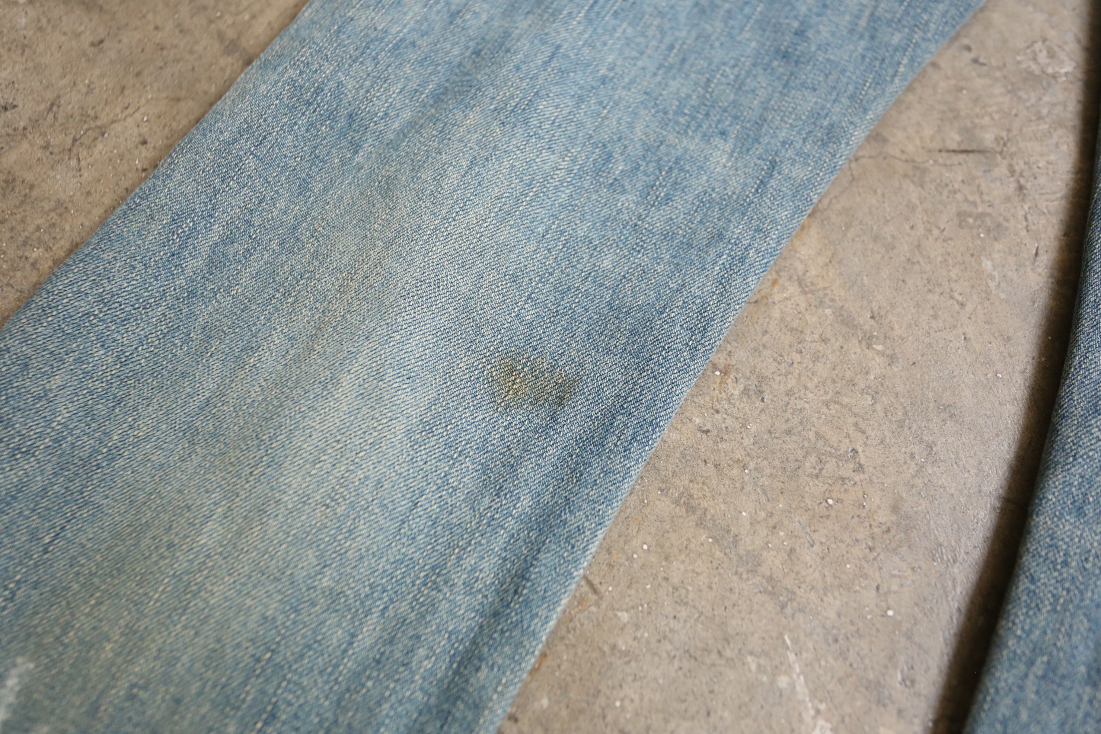 Saint Laurent Paris SLP - Hedi Slimane - F/W 15 - D02 Crash Denim Jean Size US 30 / EU 46 - 4 Thumbnail