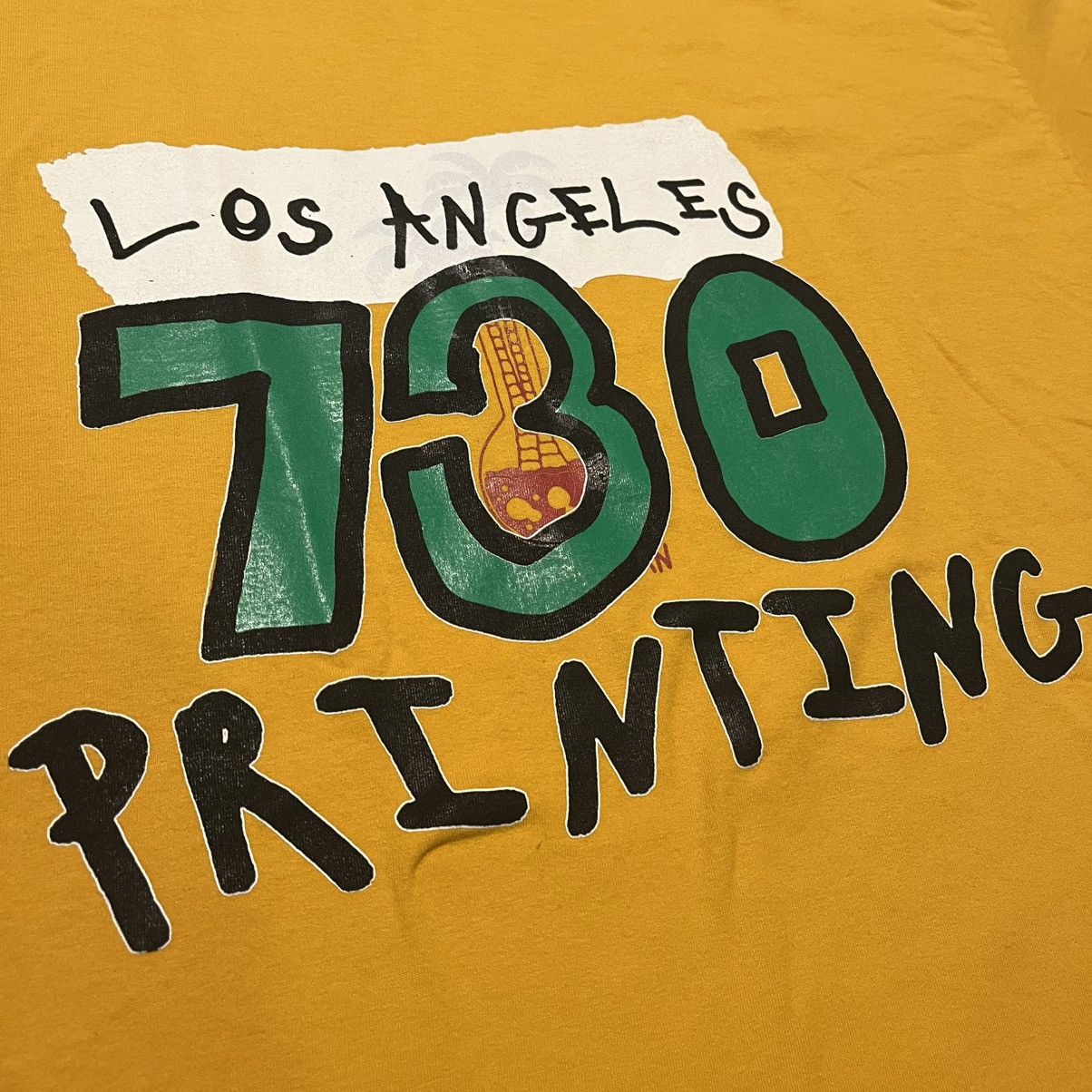 Asspizza Vintage Asspizza 730 Printing Los Angeles Graphic Logo Tee Size US XL / EU 56 / 4 - 3 Thumbnail