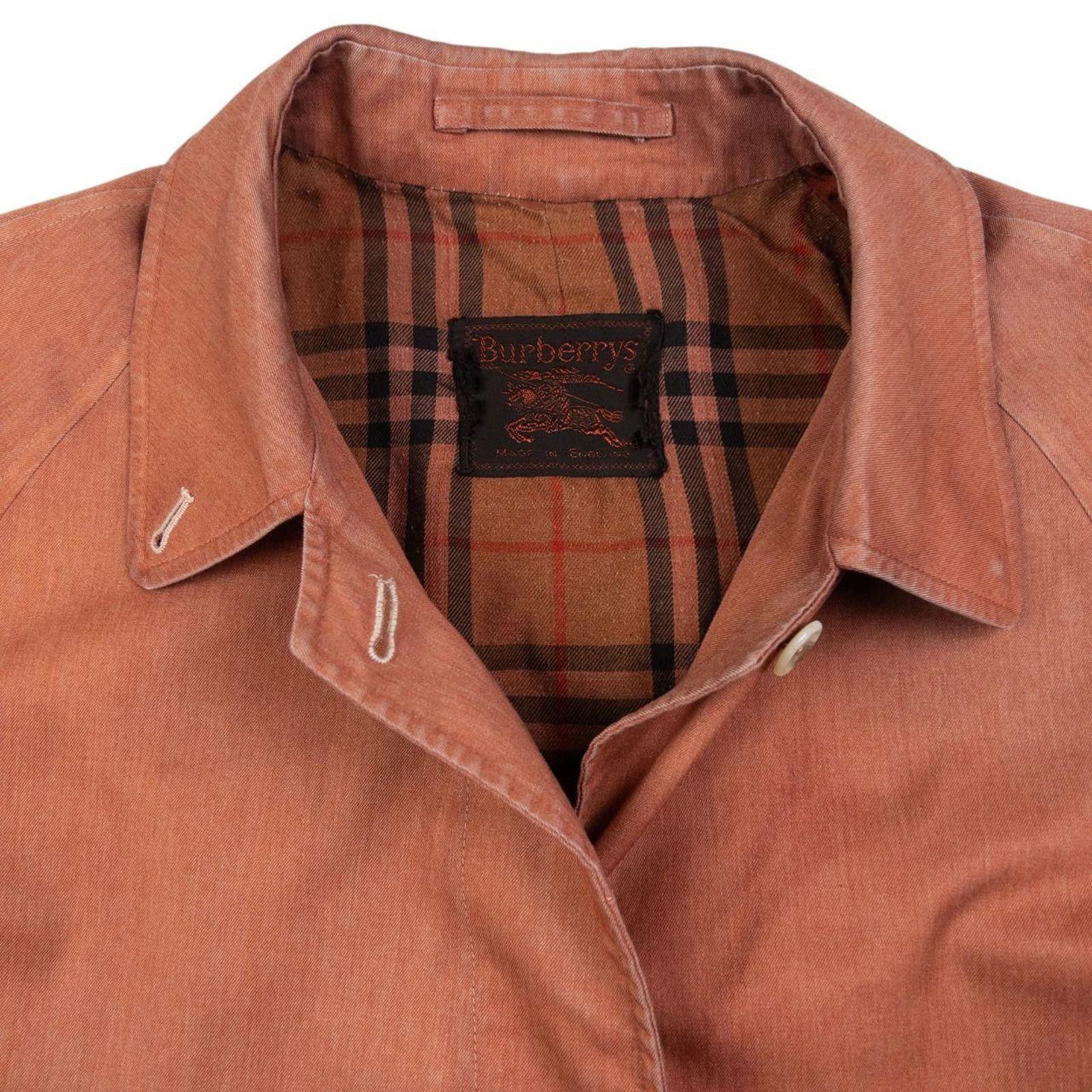 Burberry Vintage Burberry Nova Check Lined Trench Jacket Womens XL Size US XL / EU 56 / 4 - 4 Thumbnail