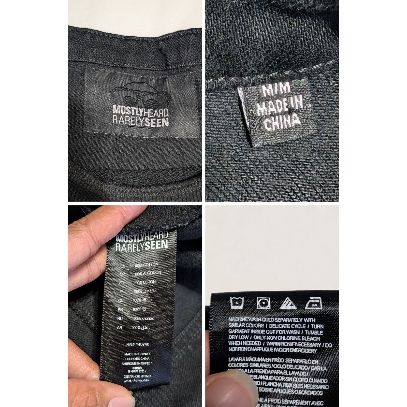 Mostly Heard Rarely Seen Mostly Heard Rarely Seen Only The Denim On My Back Sweater Size US M / EU 48-50 / 2 - 7 Thumbnail