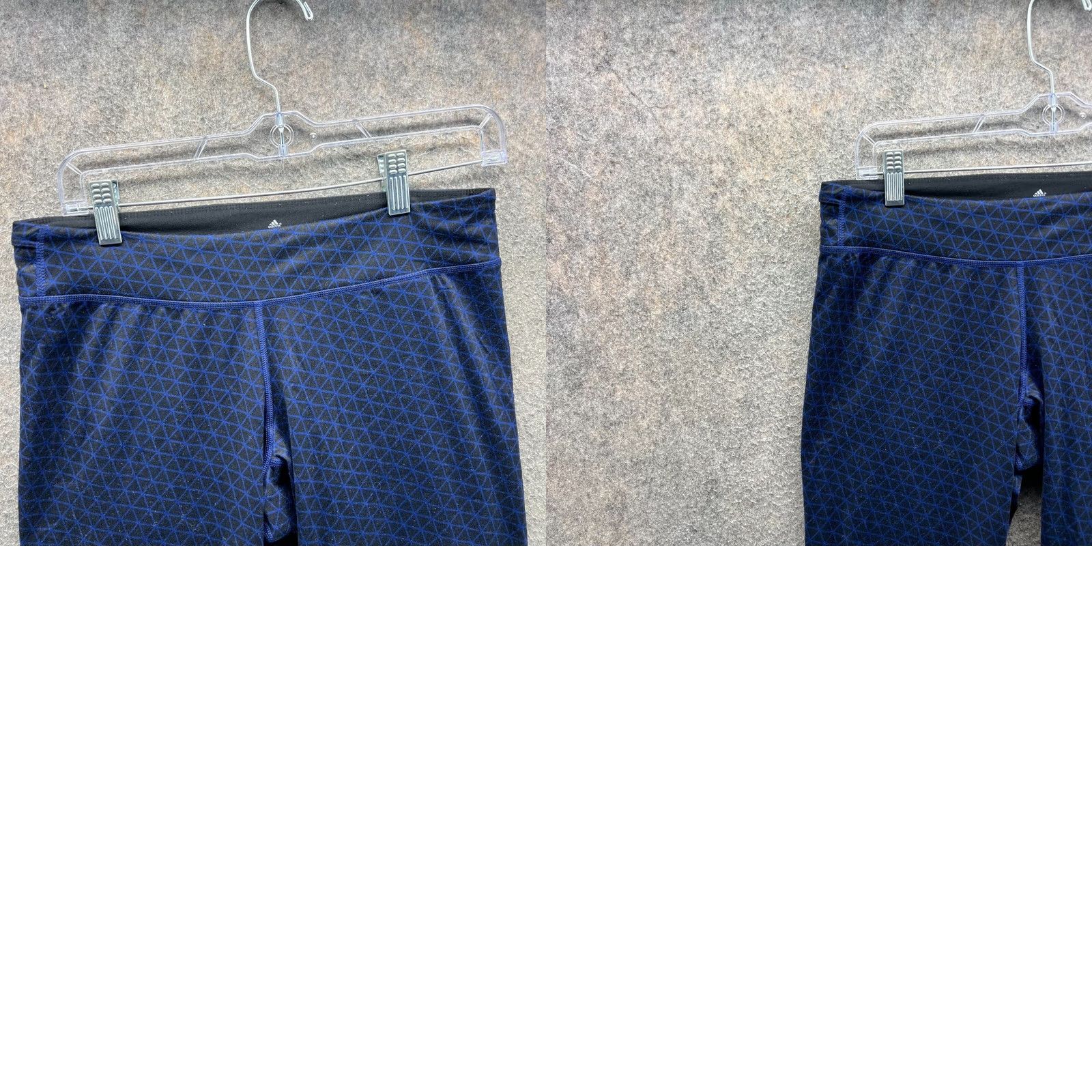 Adidas Adidas Pants Womens Medium Blue Athletic Climalite Training Gym Printed Leggings Size 32" / US 10 / IT 46 - 9 Thumbnail