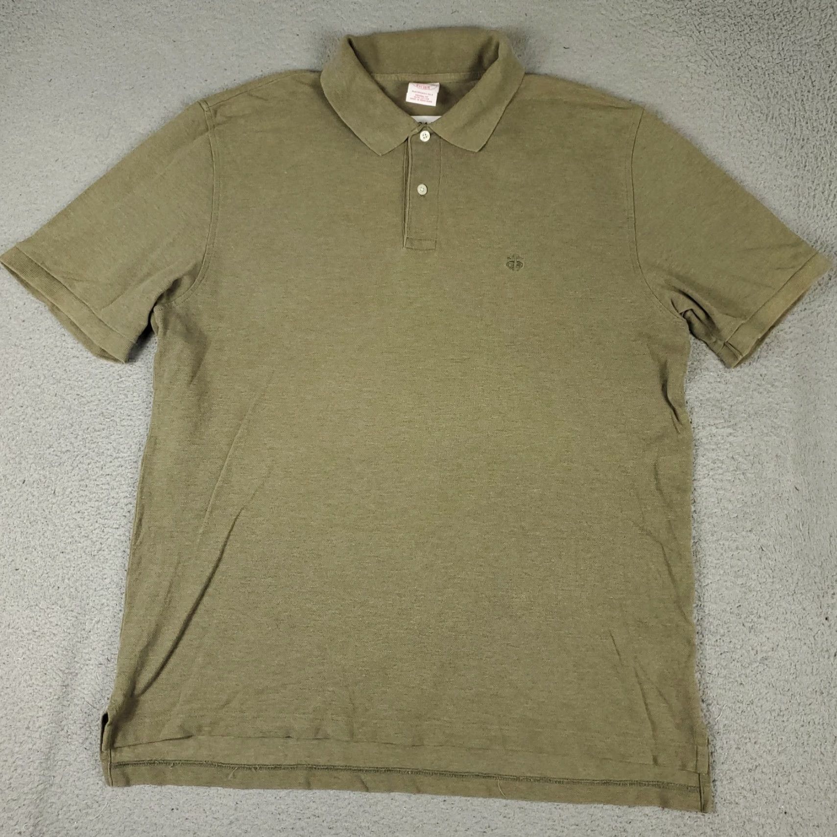 Brooks Brothers VINTAGE Brooks Brothers Polo Shirt Mens Size L Green Short Sleeve Casual Shirt Size US L / EU 52-54 / 3 - 3 Thumbnail