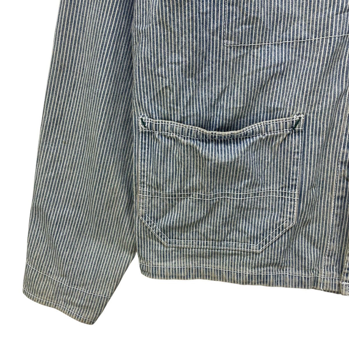 45rpm 💥Faded Japanese Brand Back Number Hikory Stripe Marine Army Size US M / EU 48-50 / 2 - 4 Thumbnail