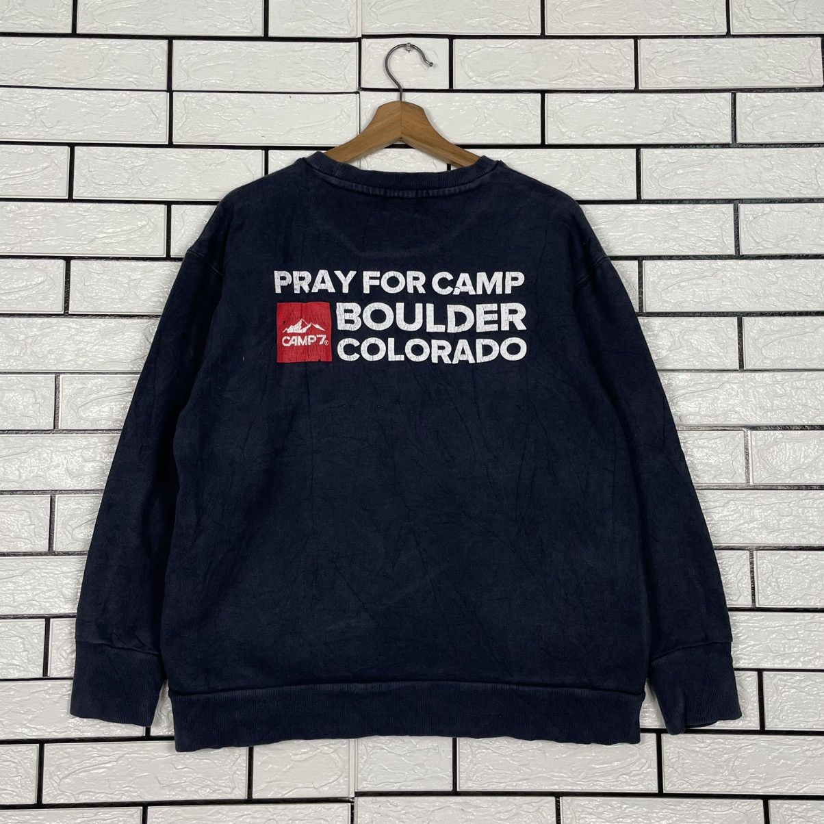 Japanese Brand Japanese Brand Camp 7 Black Sweatshirt Size US M / EU 48-50 / 2 - 7 Thumbnail