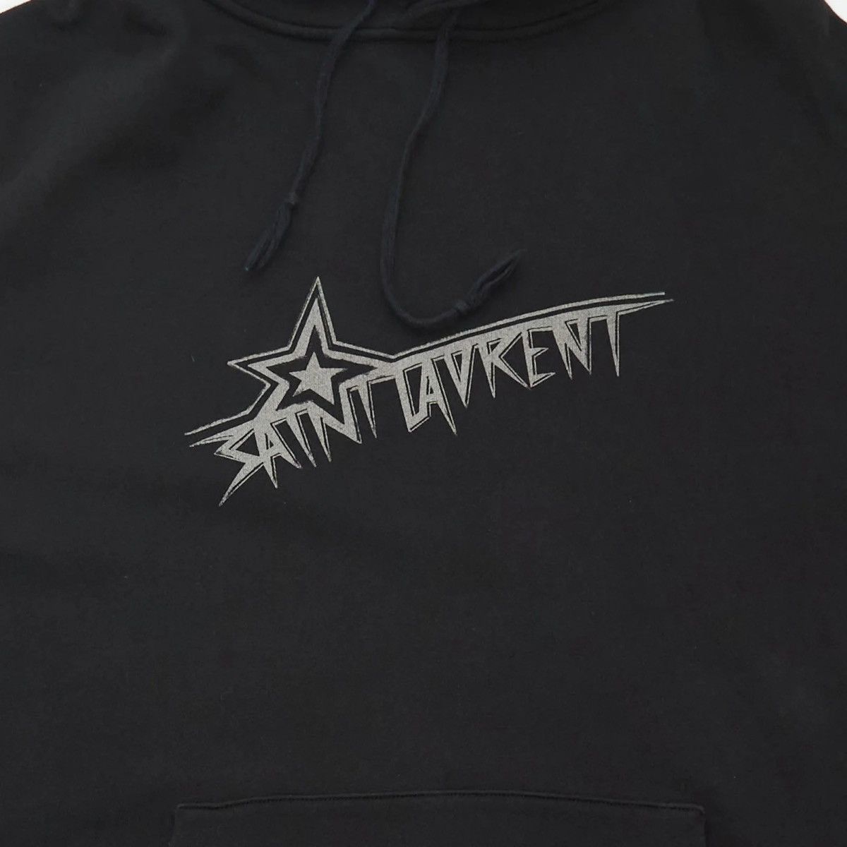 Saint Laurent Paris SAINT LAURENT PARIS STAR LOGO HOODIE Size US XL / EU 56 / 4 - 2 Thumbnail