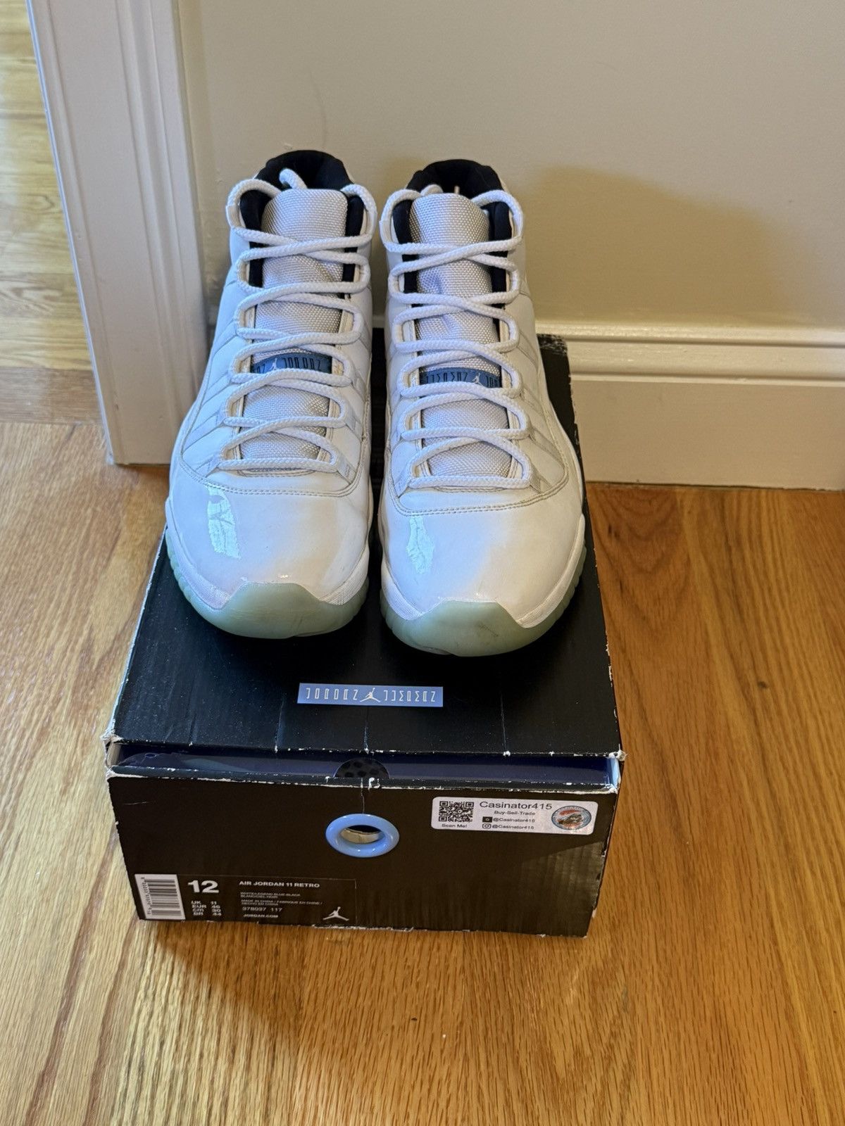 Jordan Brand Air Jordan 11 Legend Blue 2014 Release Size US 12 / EU 45 - 1 Thumbnail