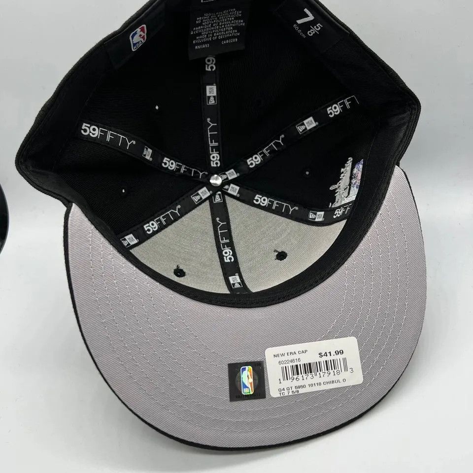 New Era Chicago Bulls Windy City NBA 7 5/8 Hat Fitted Cap New Men Size ONE SIZE - 4 Thumbnail