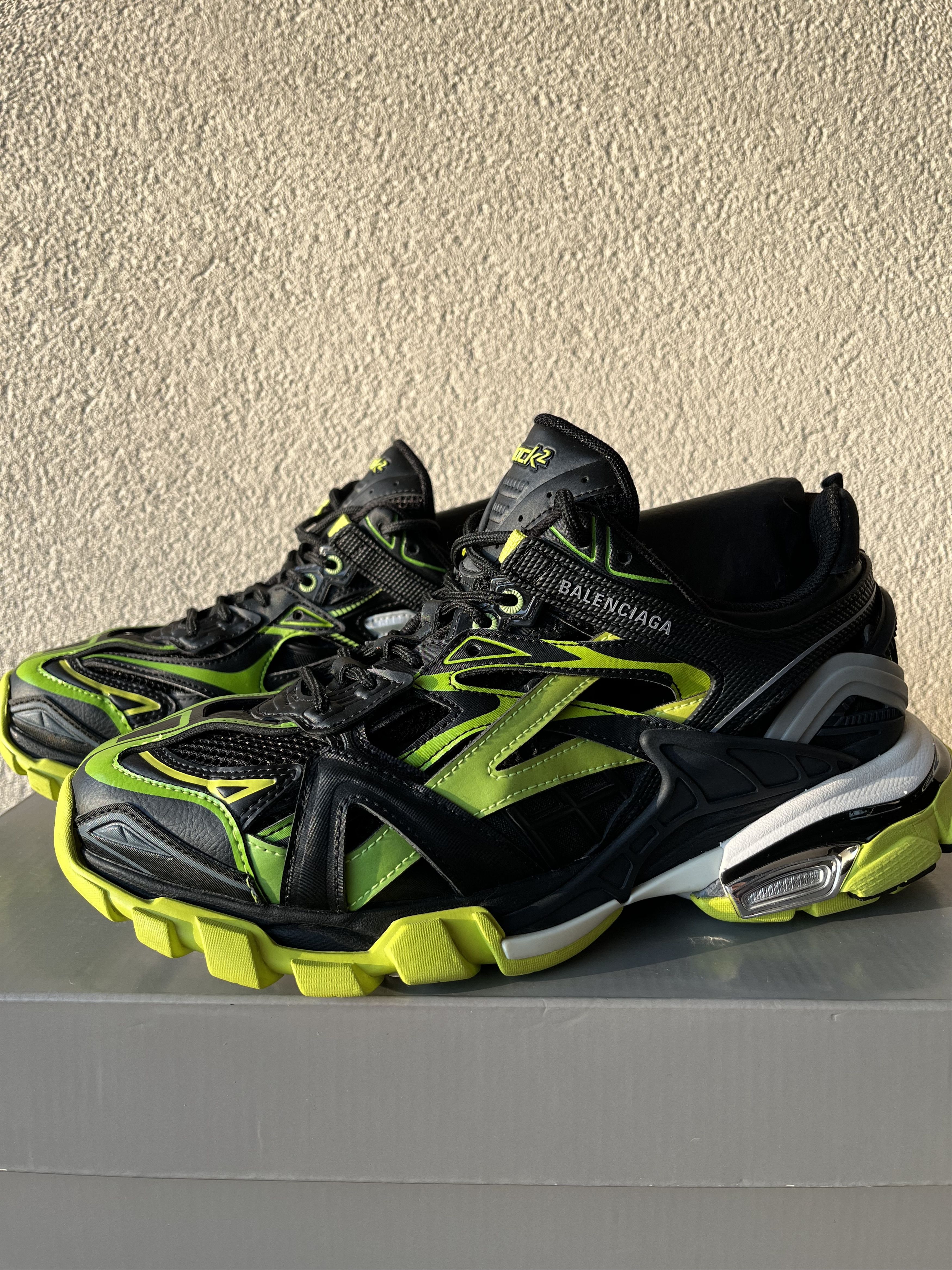 Balenciaga Balenciaga Track 2 Black Green Size US 8.5 / EU 41-42 - 4 Thumbnail