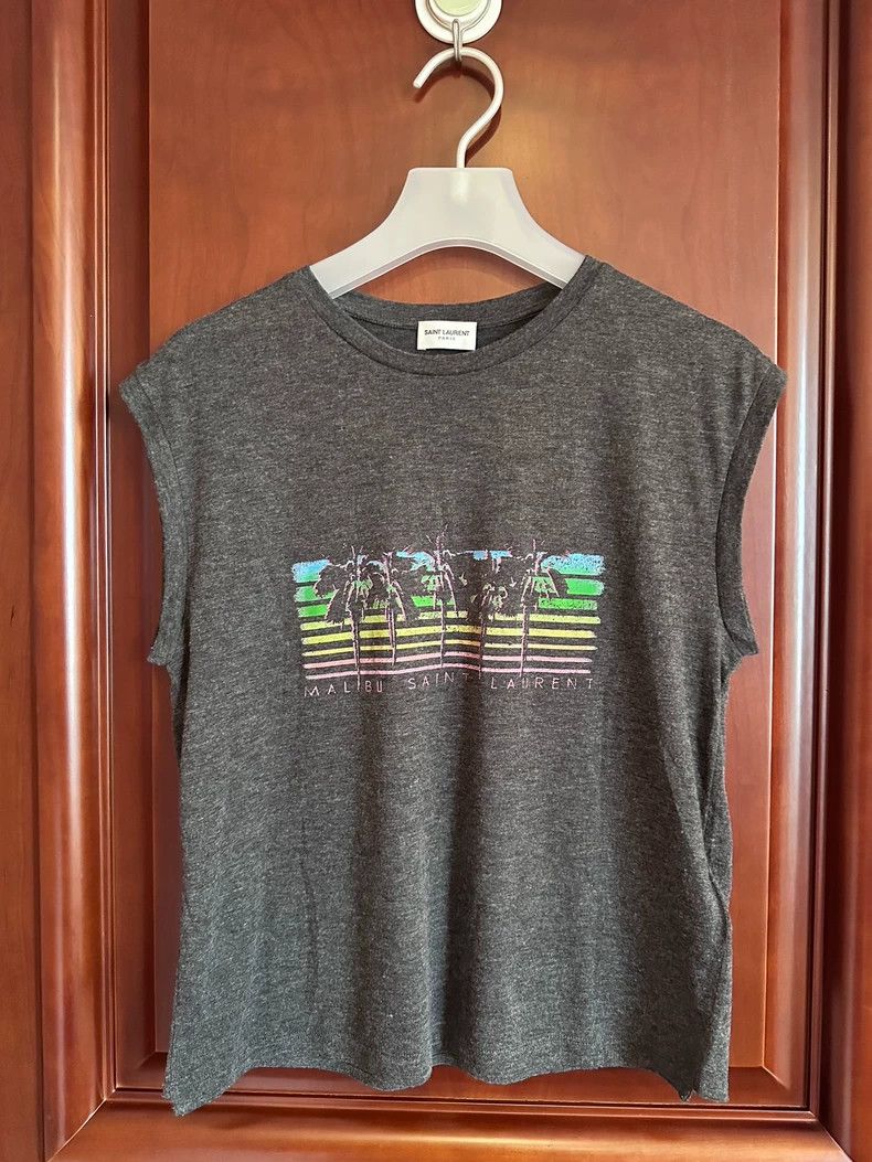 Yves Saint Laurent Saint Laurent Spring/Summer Grey Printed Relaxed Women's C Size XS / US 0-2 / IT 36-38 - 1 Thumbnail