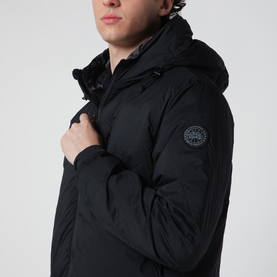 Canada Goose o1d2blof0226 Label Hooded Jacket in Black Size US XL / EU 56 / 4 - 4 Thumbnail