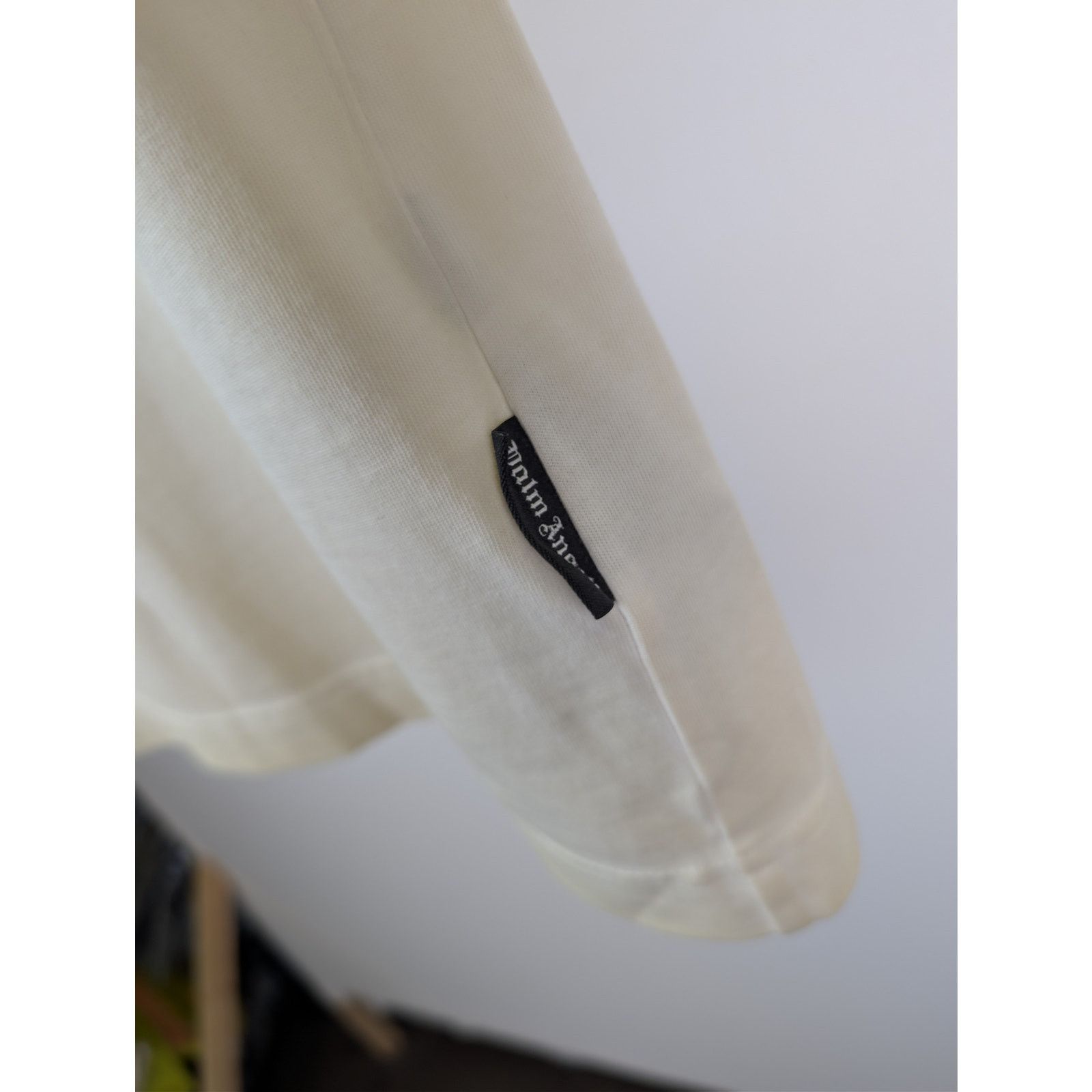 Palm Angels o1rshd1 Double Oversized LA T-Shirt in Off White / Yellow Size US XXL / EU 58 / 5 - 8 Thumbnail