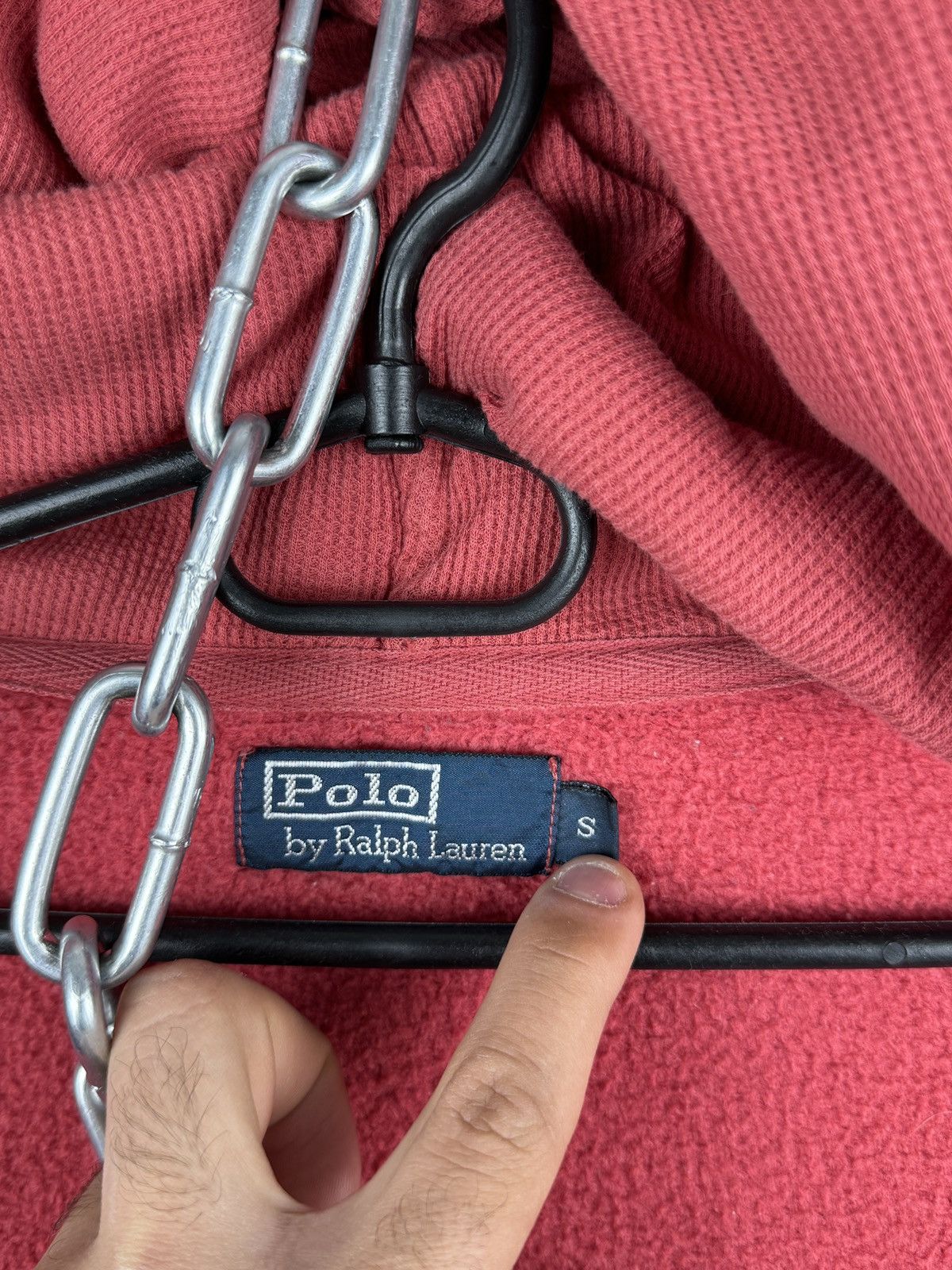 Polo Ralph Lauren Mens Vintage Polo Ralph Lauren zip hoodie pink rare rugby Size US S / EU 44-46 / 1 - 15 Thumbnail