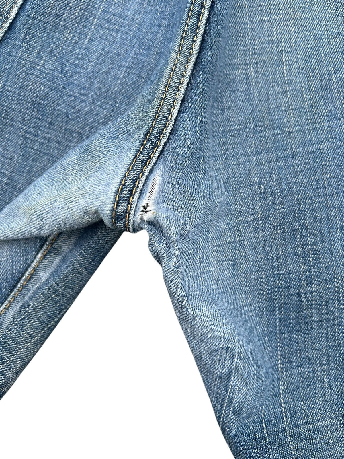 Kapital Buckle Back Vintage Edwin Selvedge Distressed Denim Jeans Size US 37 - 14 Thumbnail