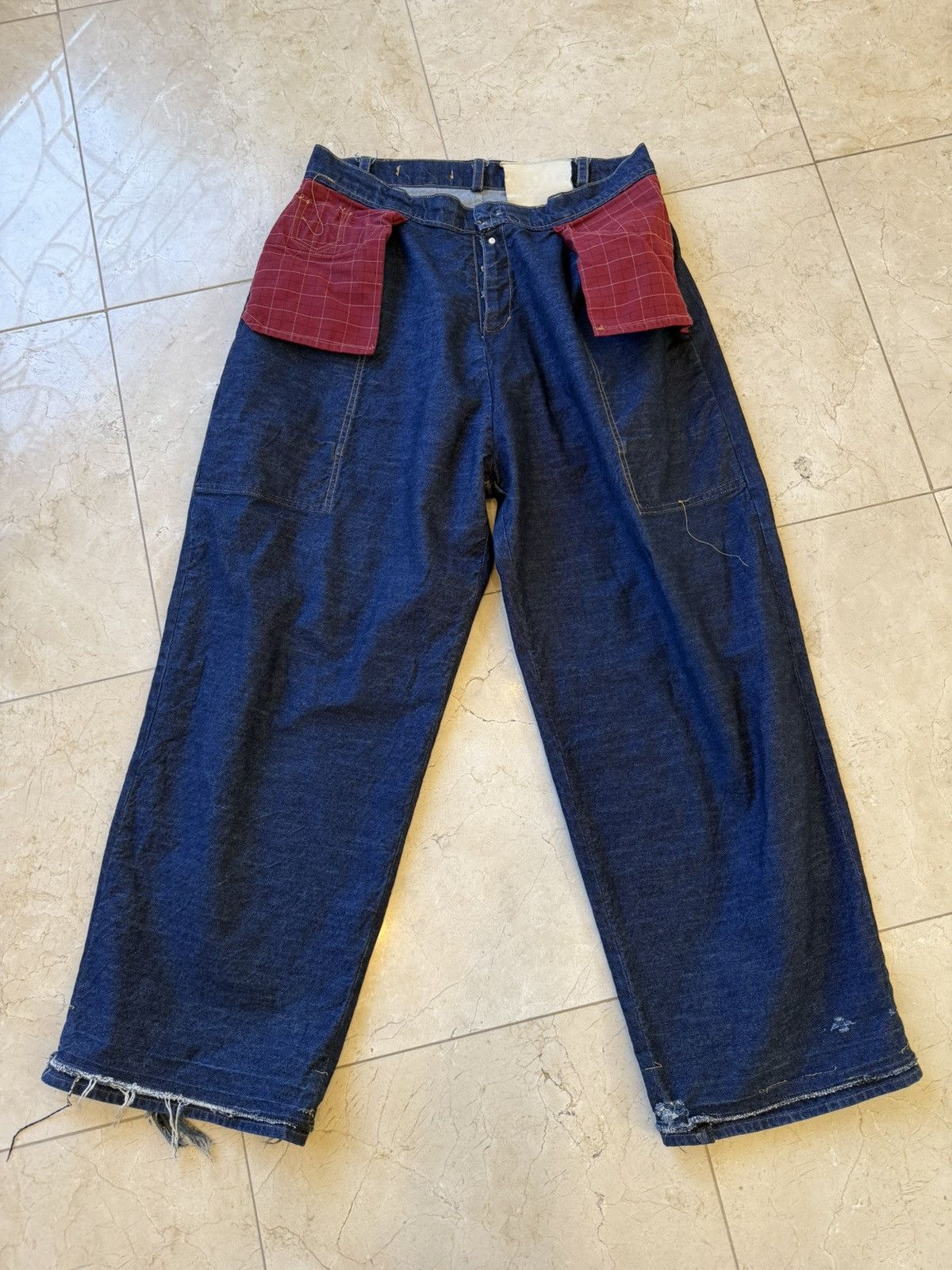 Acne Studios Fait Par Lui Inside Out Custom 1of1 Baggy Denim Size US 34 / EU 50 - 11 Thumbnail