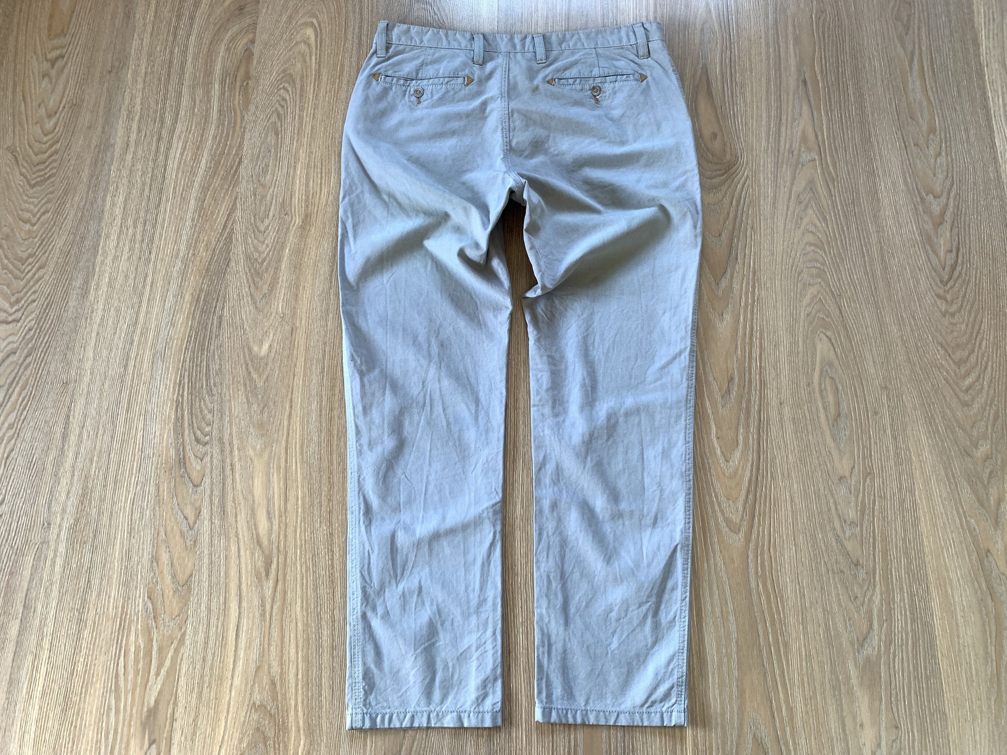 Designer Massimo Dutti Casual Cotton Pants Size US 34 / EU 50 - 2 Thumbnail