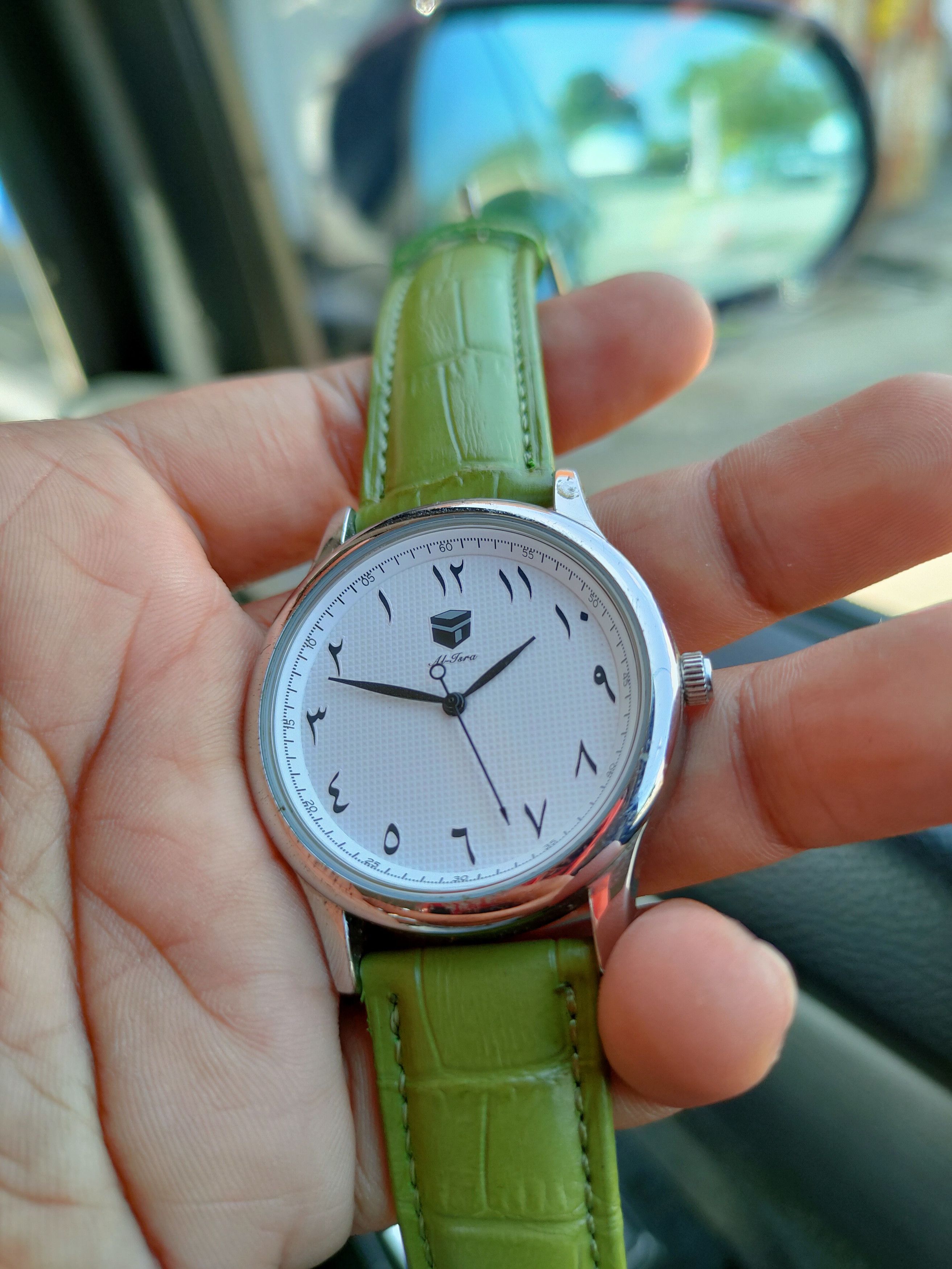 Vintage Al Isra kaabah arabic font counter clockwise rotation watch Size ONE SIZE - 9 Thumbnail