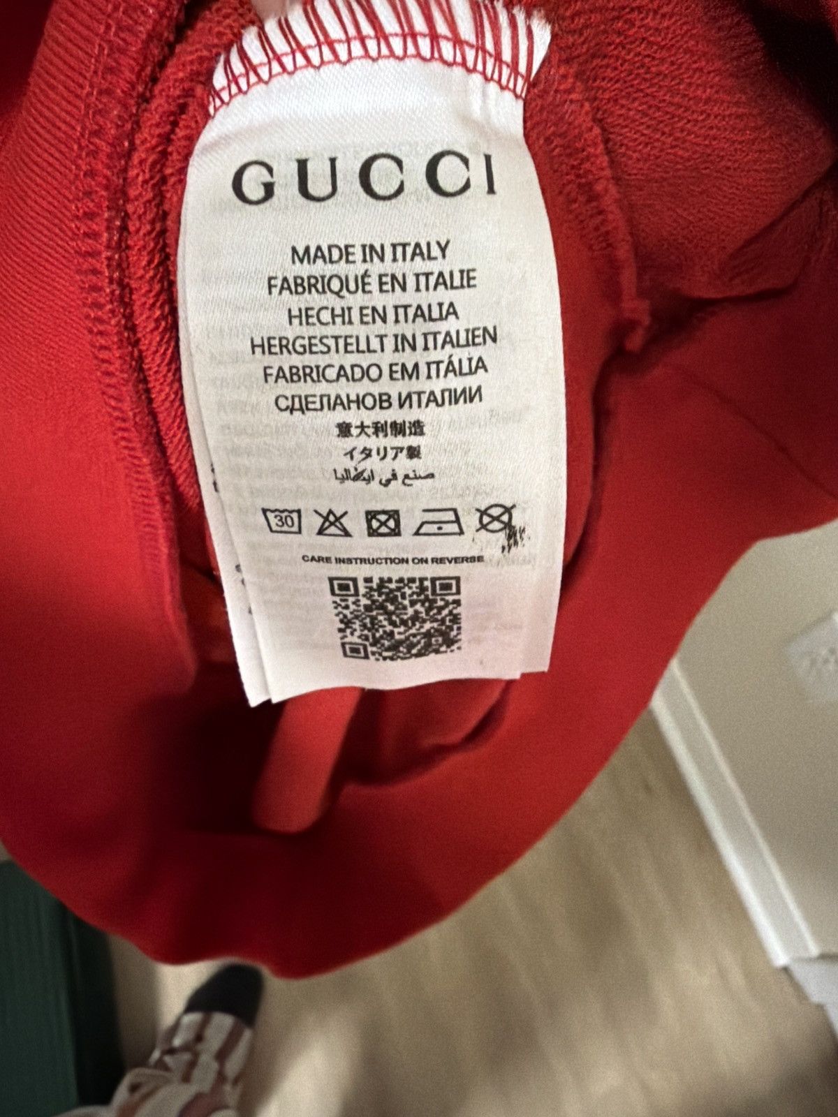 Gucci Gucci Web Stripe Crewneck Sweatshirt – Red – XL Size US XL / EU 56 / 4 - 2 Thumbnail