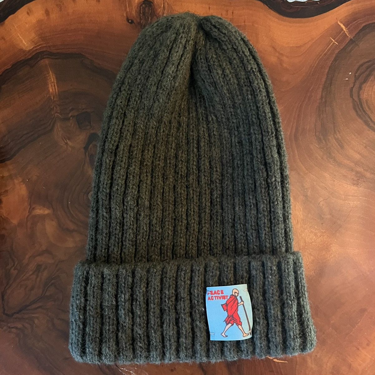 5G Wool Knit Peace Activist Beanie
