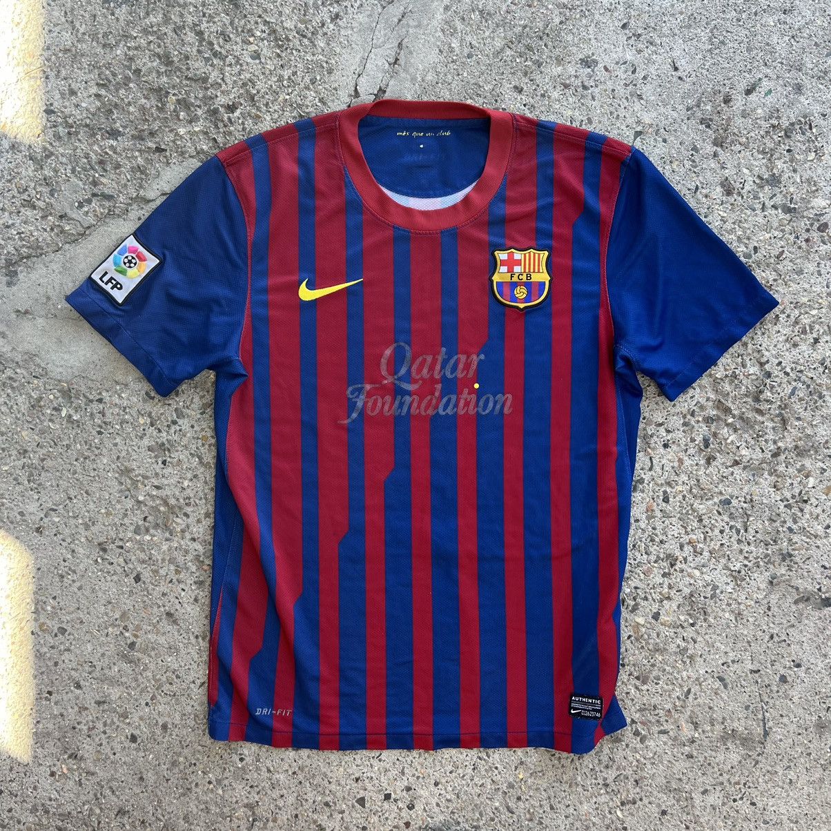 Nike 00s Vintage Nike F.C.B Barca 2008/09 Home Kit Soccer Jersey Size US M / EU 48-50 / 2 - 1 Thumbnail