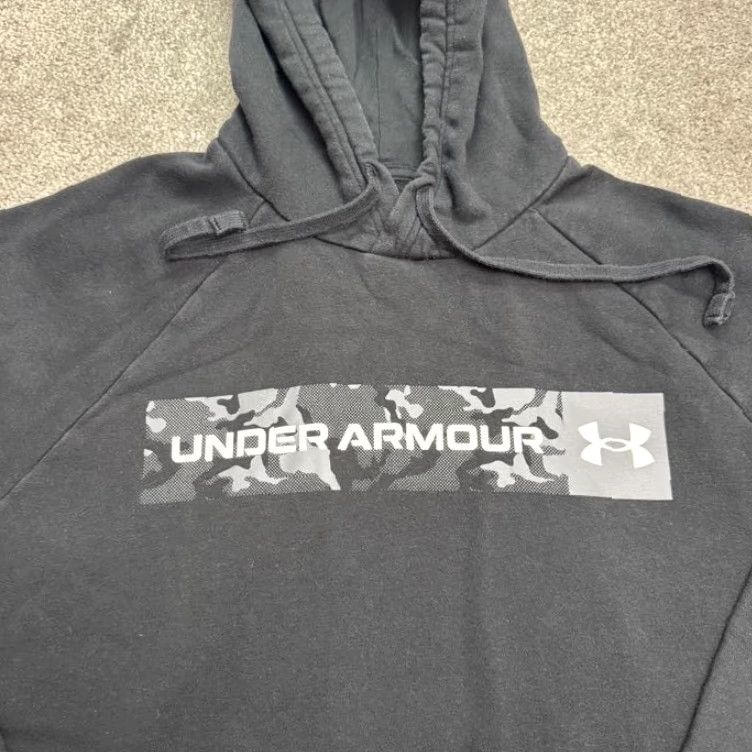 Under Armour Under Armour Hoodie Pullover Graphic Sweatshirt Mens XL Black Camo Fleece Active Size US XXL / EU 58 / 5 - 3 Thumbnail