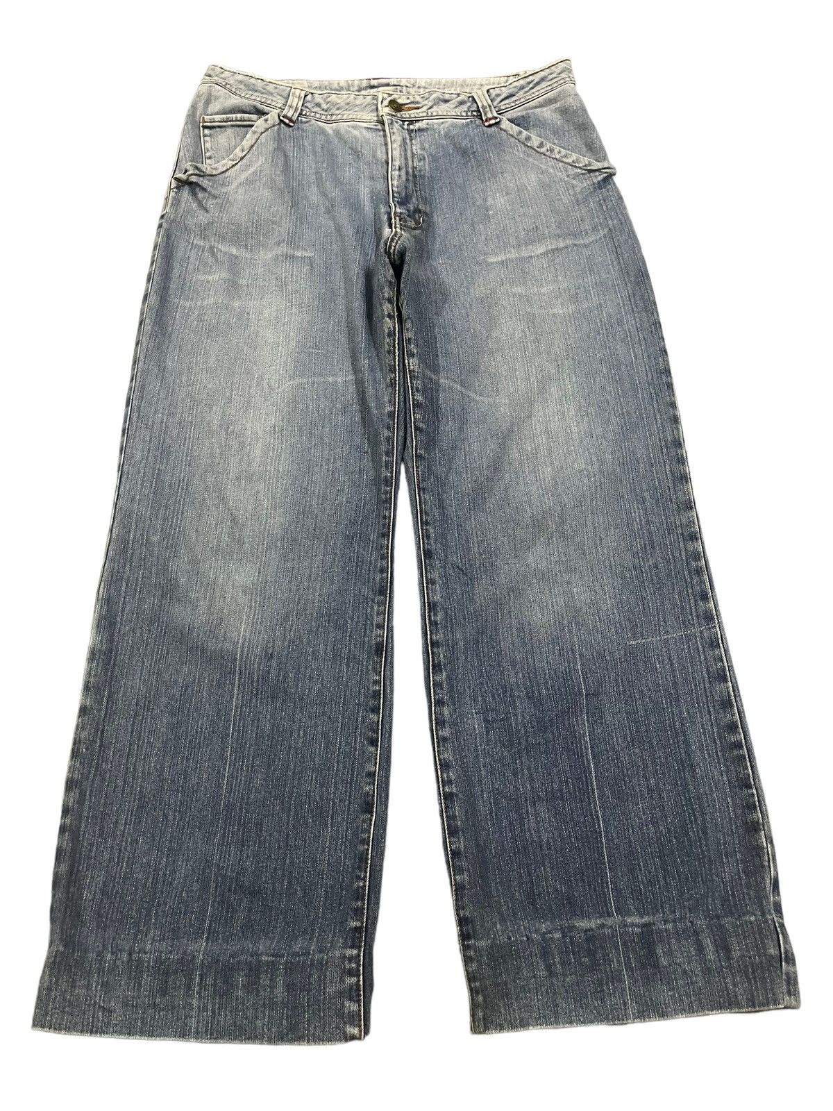 image of 1990X Clothing Vintage Blue Wash Styles Baggy Jeans, Men's (Size 32)