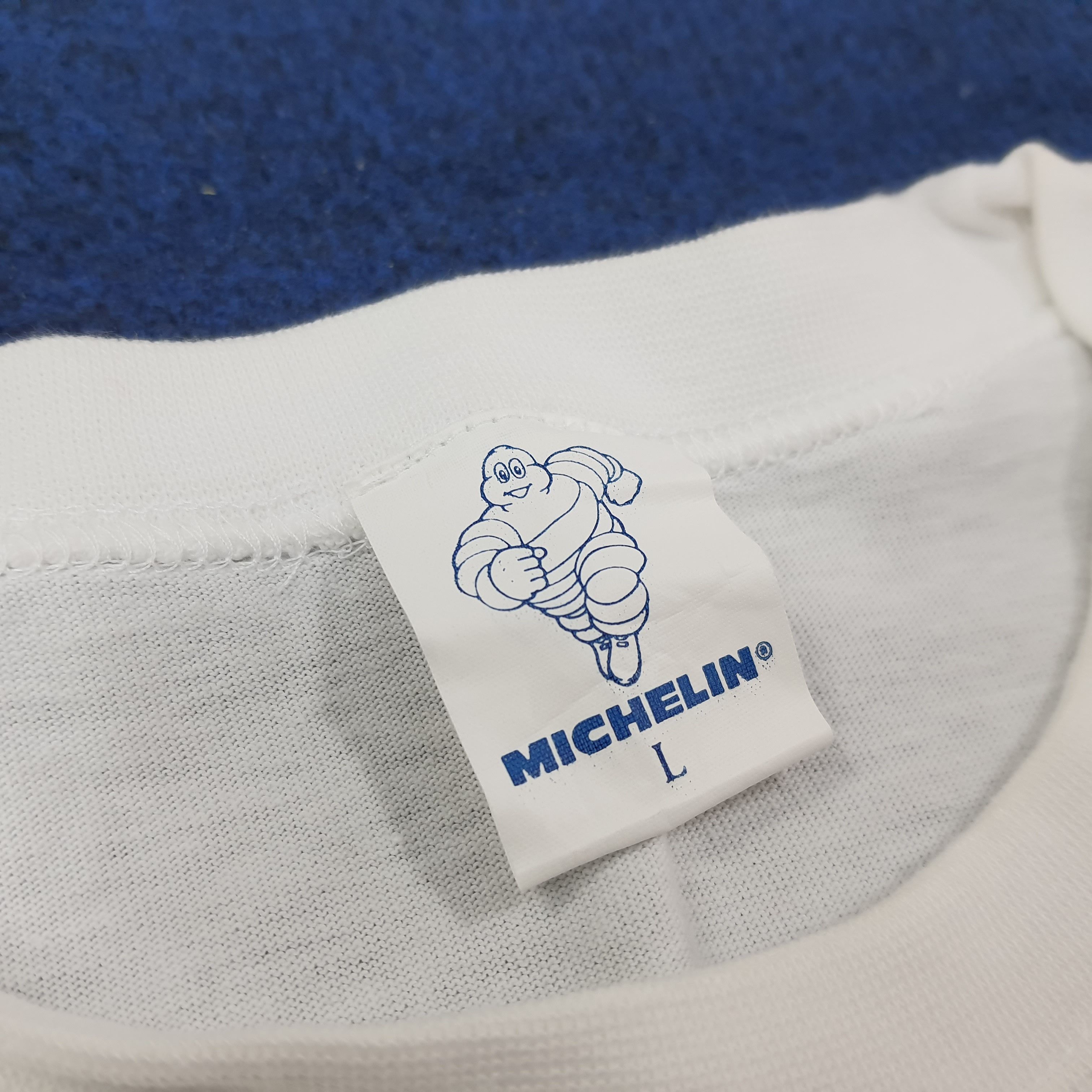 Vintage Vintage The Tire Michelin Motorsports Tshirt C259N6 Size US L / EU 52-54 / 3 - 5 Thumbnail