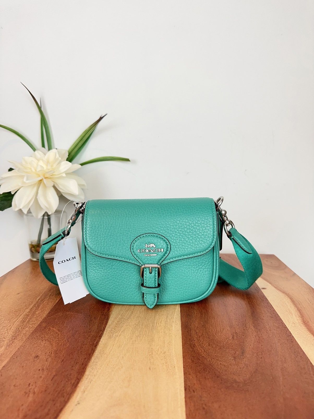 Coach NWT Coach Amelia Small Saddle Bag Size ONE SIZE - 1 Thumbnail
