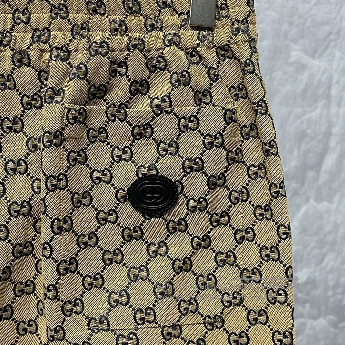 Gucci gucci double g patterned drawstring denim pants. Size US 40 / EU 56 - 3 Thumbnail