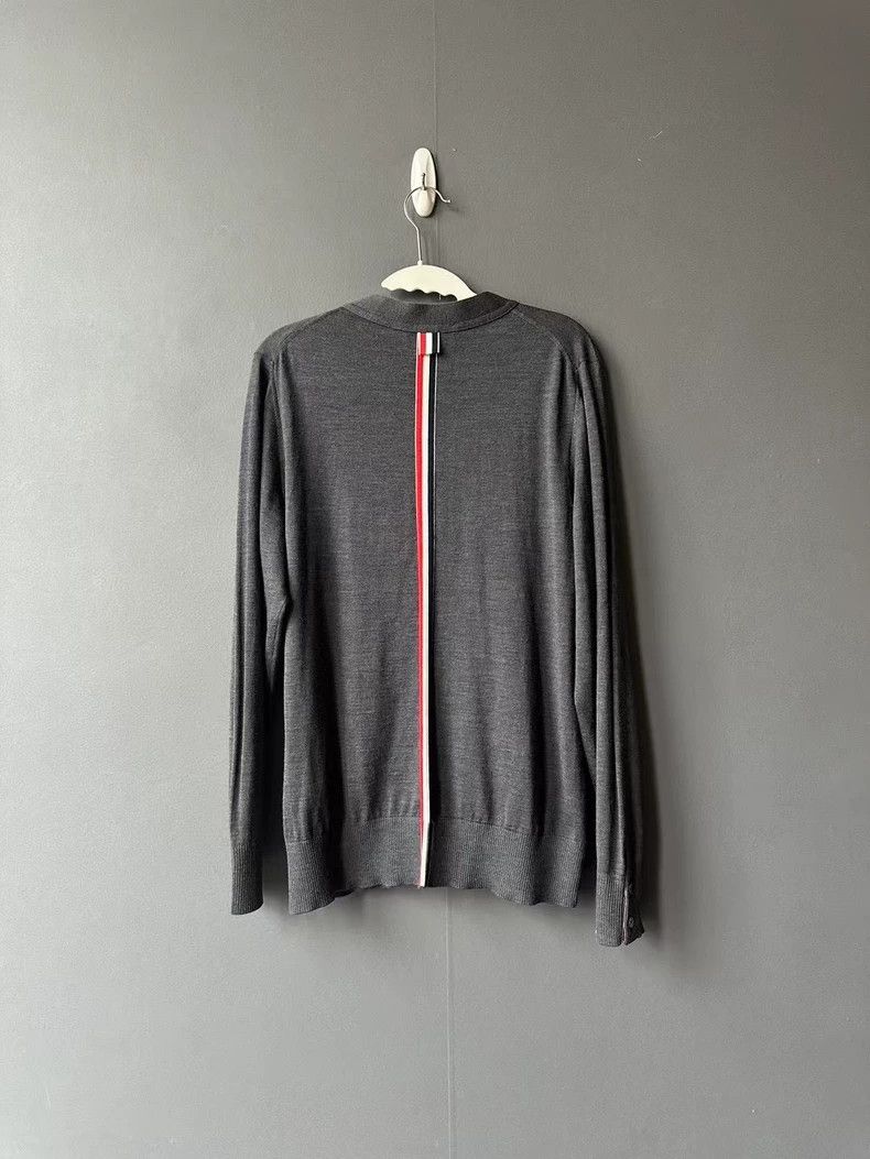 Thom Browne THOM BROWNE Back Stripe Wool Cardigan 2502-Nextarrow Size US M / EU 48-50 / 2 - 2 Thumbnail
