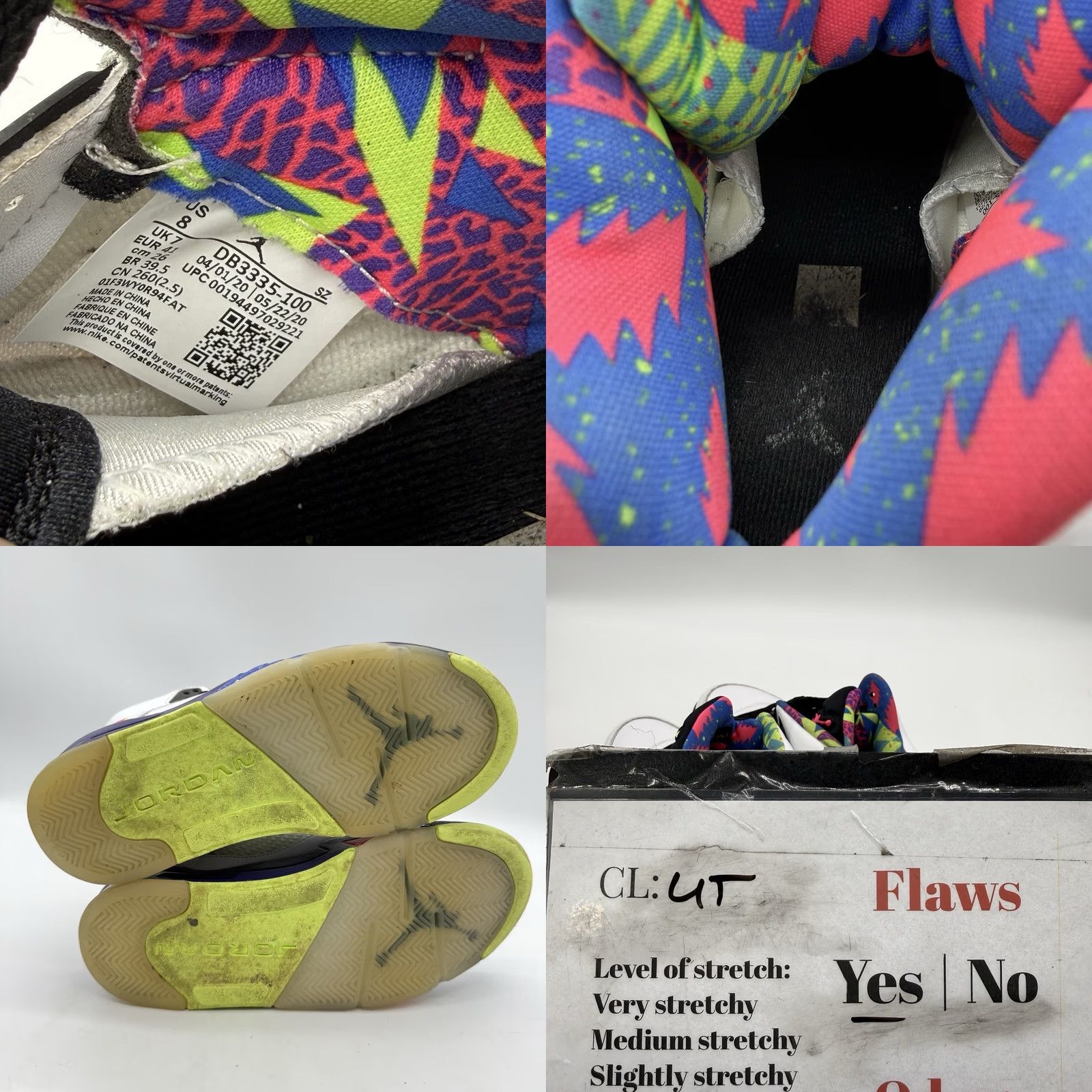 Jordan Brand Jordan 5 Retro Alternate Bel-Air Sneaker Men 8 White Nike Style: Air Jordan 5 Retro Bel-Air 90s Theme Shoes Mens Size US 9 / EU 42 - 9 Thumbnail