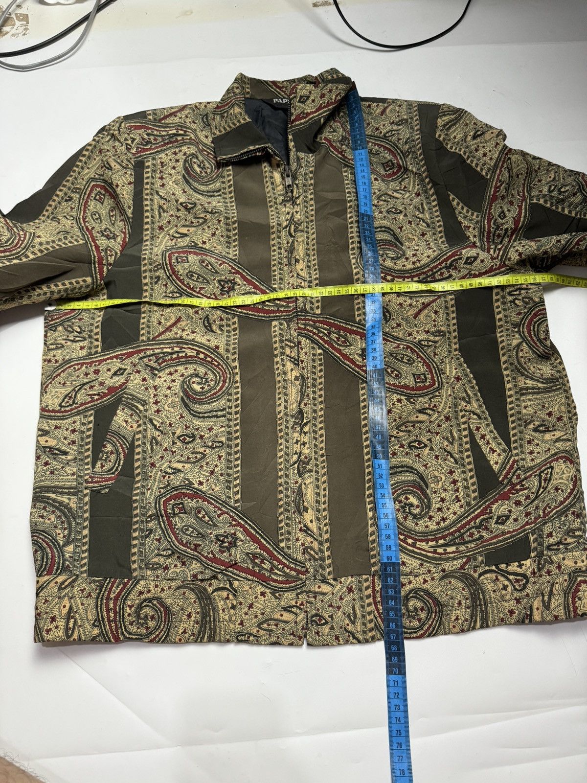 Hysteric Glamour × Japanese Brand × PPFM Japanese Papita Paisley Jacket Vintage Size US M / EU 48-50 / 2 - 7 Thumbnail