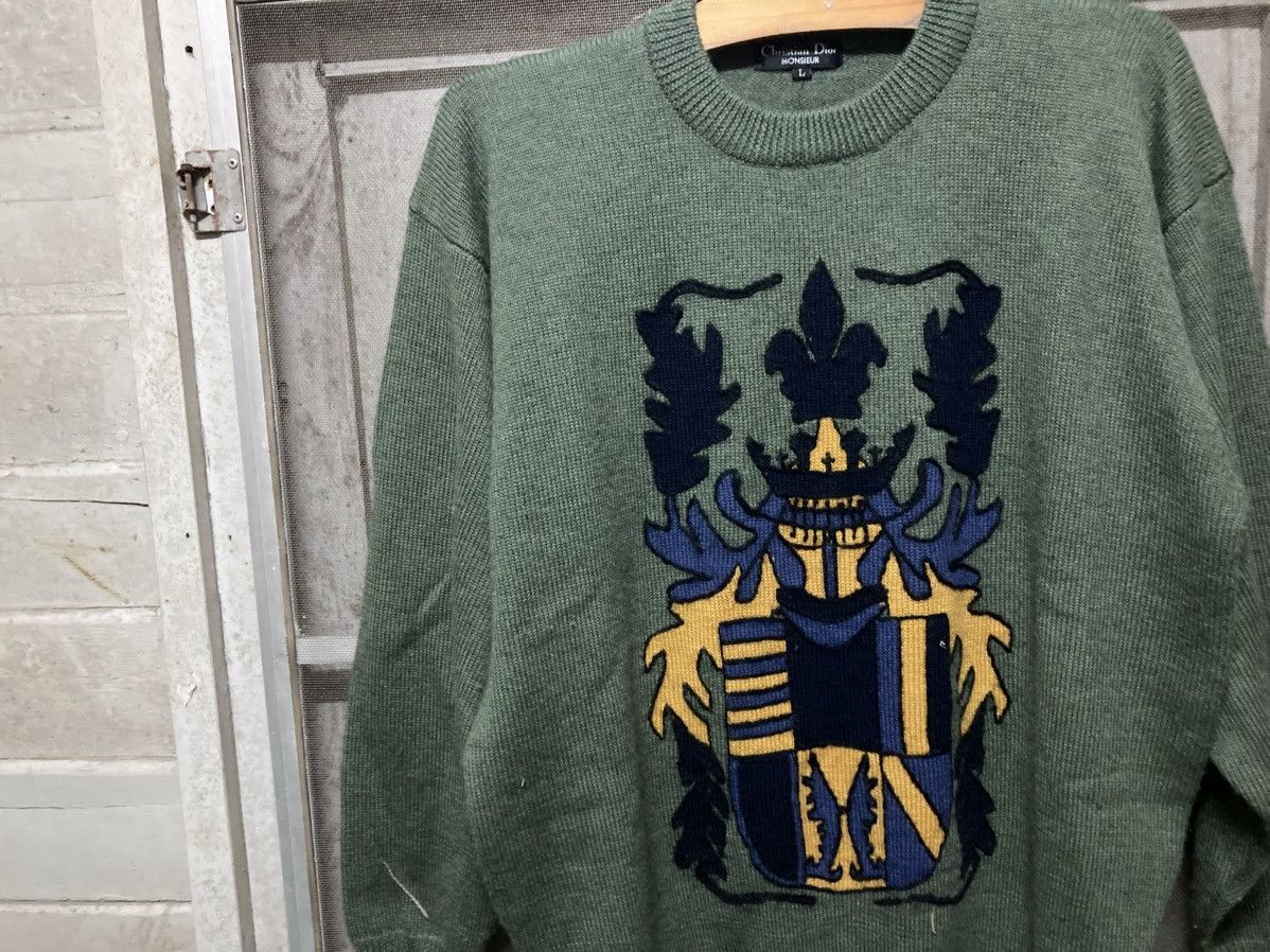 Christian Dior Monsieur Vintage Christian Dior Wool Long Sleeve Size US M / EU 48-50 / 2 - 2 Thumbnail
