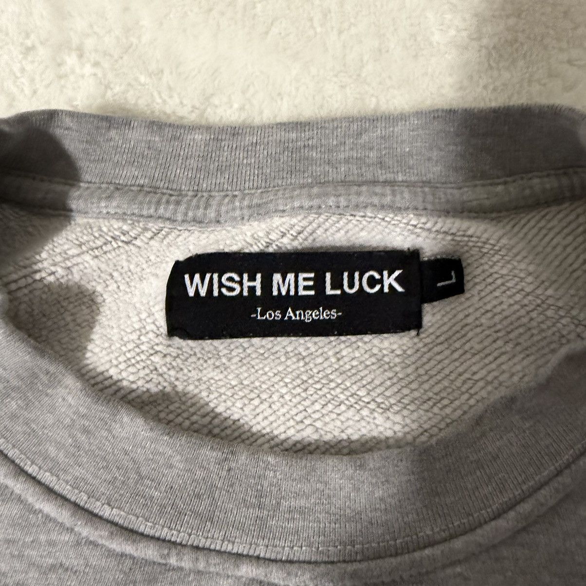 Wish Me Luck Wish Me Luck LA Archer Crewneck Sweatshirt Gray Size US L / EU 52-54 / 3 - 4 Thumbnail