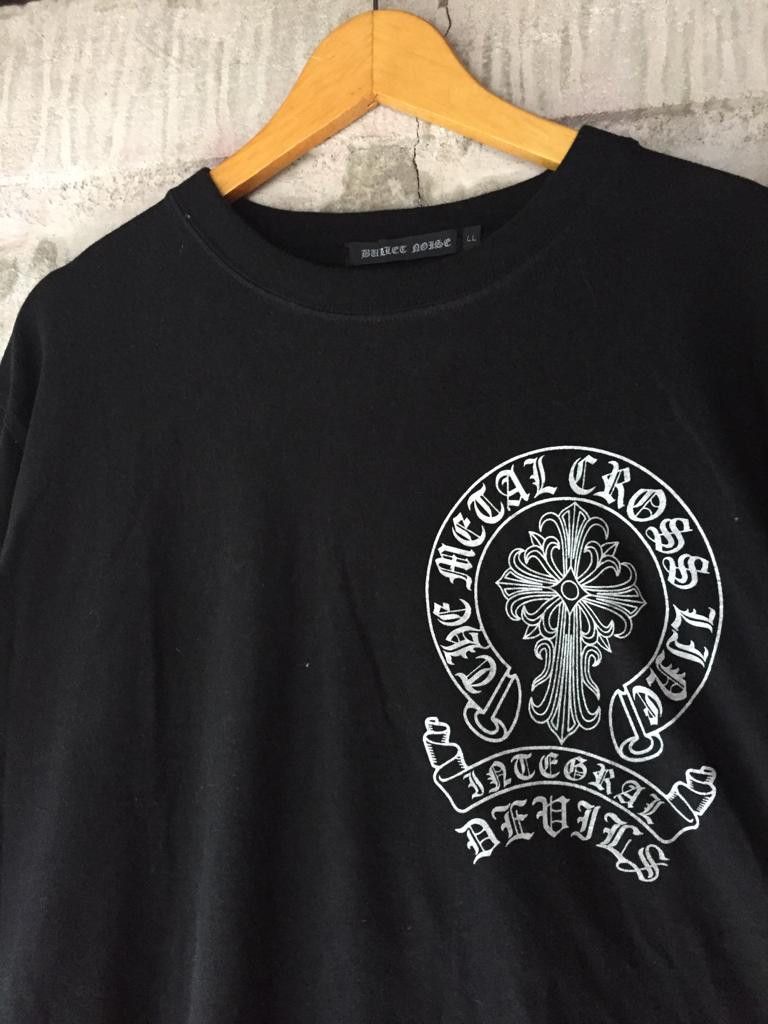 Japanese Brand JAPANESE BULLET NOISE LIKE A CHROME HEARTS DESIGN LONGSLEEVE Size US L / EU 52-54 / 3 - 6 Thumbnail