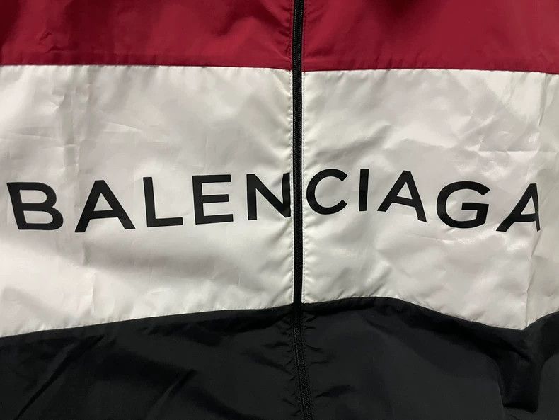 Balenciaga Balenciaga Logo Windbreaker Jacket-2505 Size US M / EU 48-50 / 2 - 2 Thumbnail