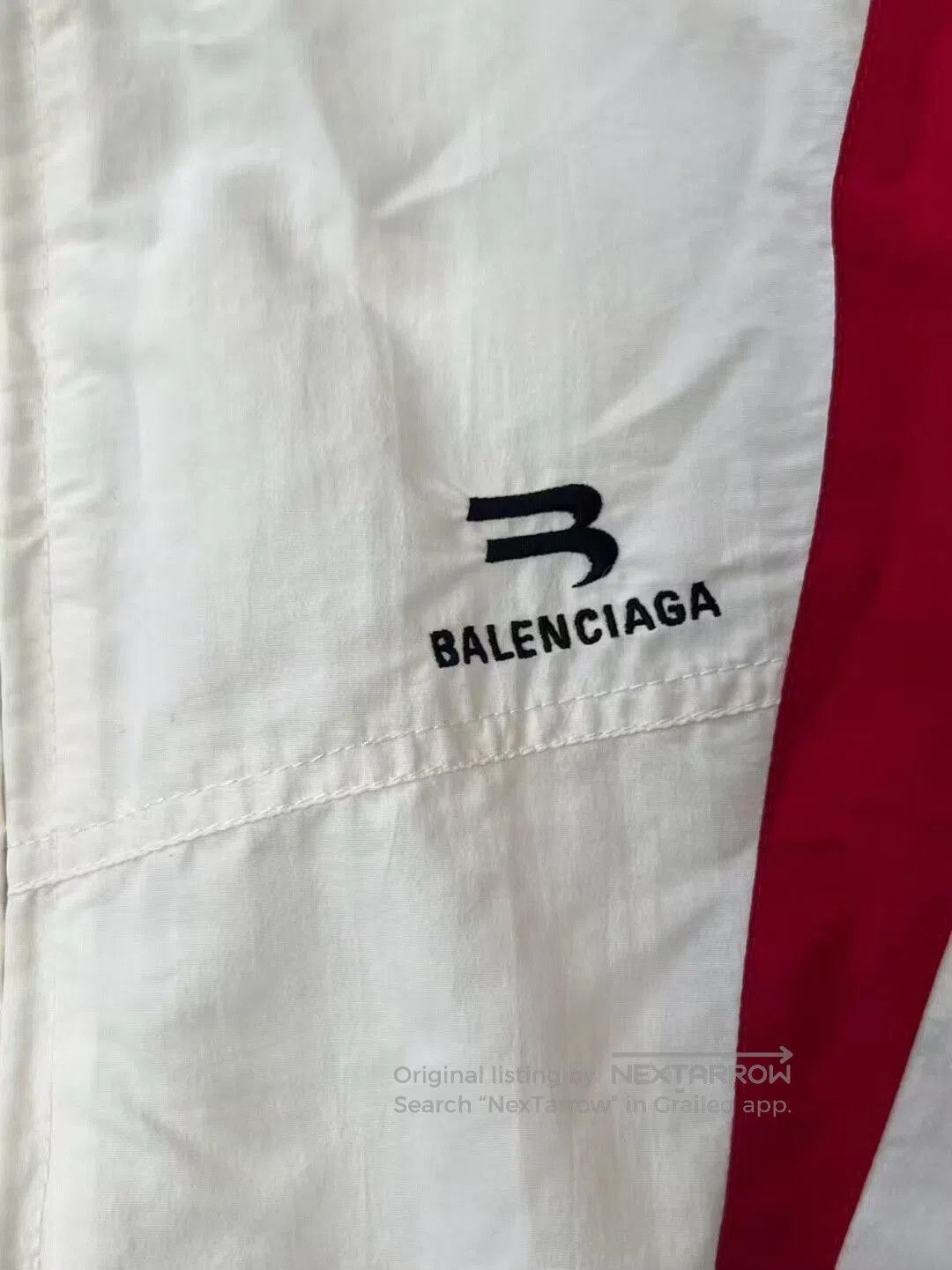 Balenciaga balenciaga white red striped zip jacket. Size US S / EU 44-46 / 1 - 3 Thumbnail