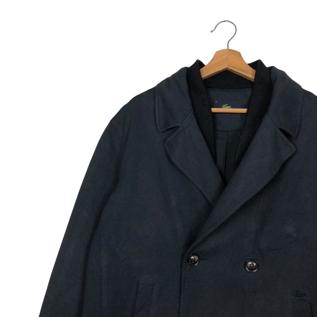 Japanese Brand × Vintage 📌Vintage Chore Work Jacket Lacoste Rich Black Issey Miyake Size US M / EU 48-50 / 2 - 8 Thumbnail
