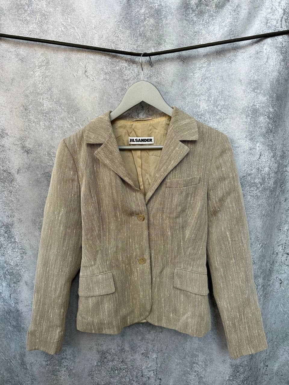 Jil Sander Jil Sander Tailored Blazer Silk Wool Blend Made in Germany Size XS / US 0-2 / IT 36-38 - 2 Thumbnail