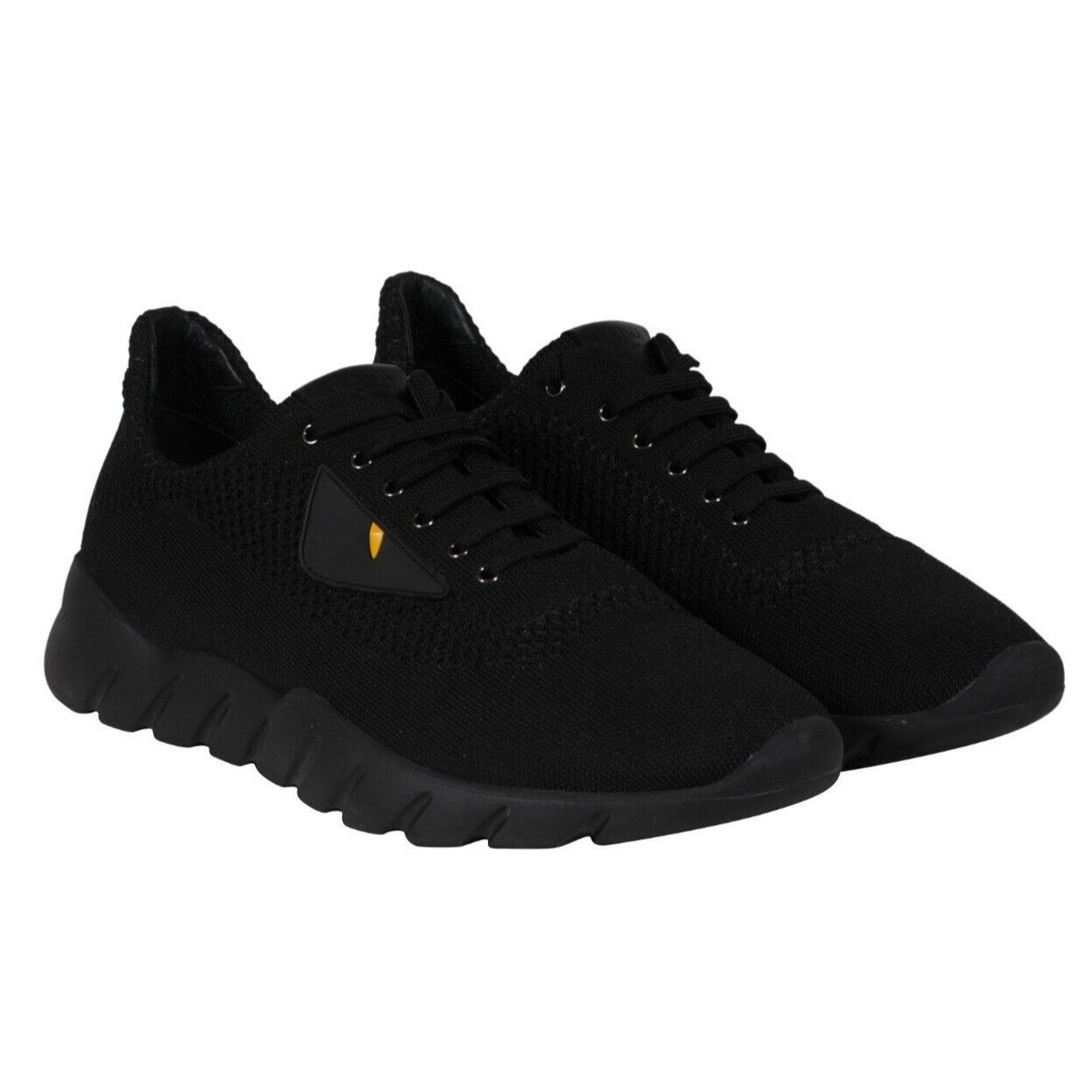 Fendi Monster Eyes Low Top Sneakers Black Size US 12 / EU 45 - 12 Thumbnail