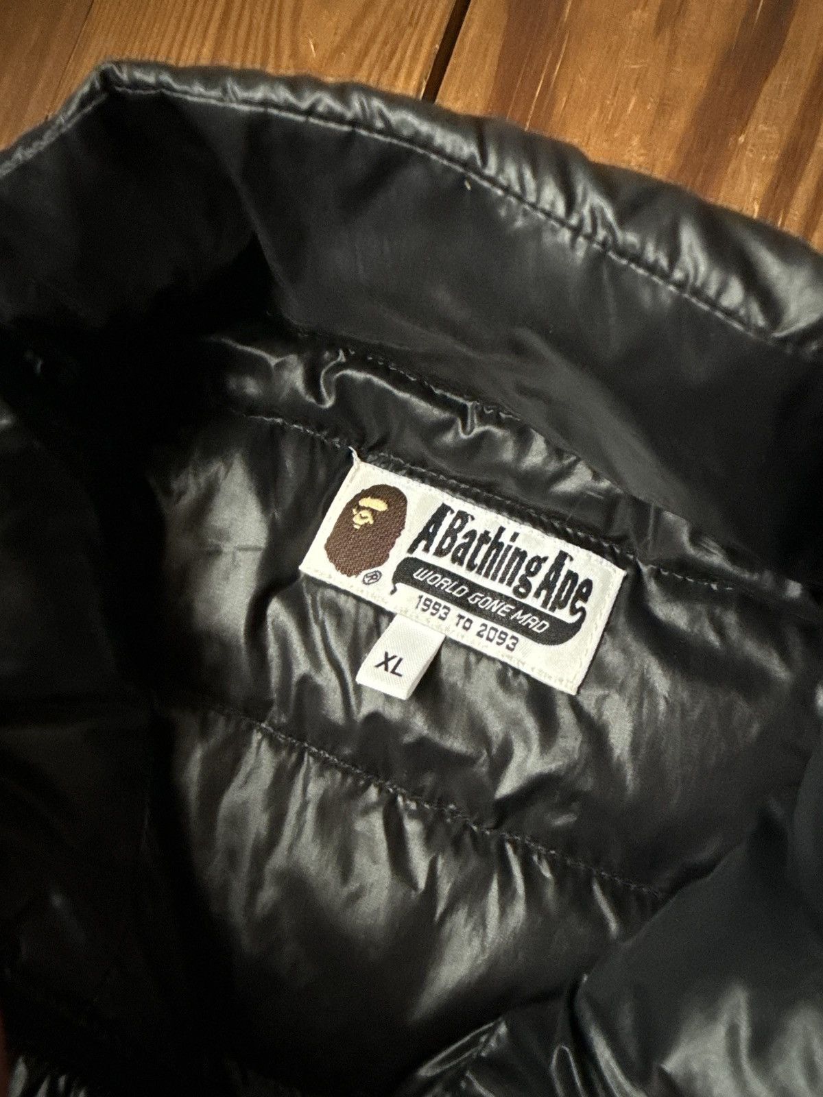 Bape A Bathing Ape Black Down Puffer Jacket Size US XL / EU 56 / 4 - 3 Thumbnail