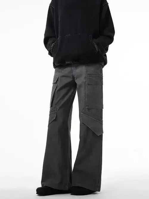 VIBE Vintage washed multi-pocket cargo jeans Size US 32 / EU 48 - 3 Thumbnail