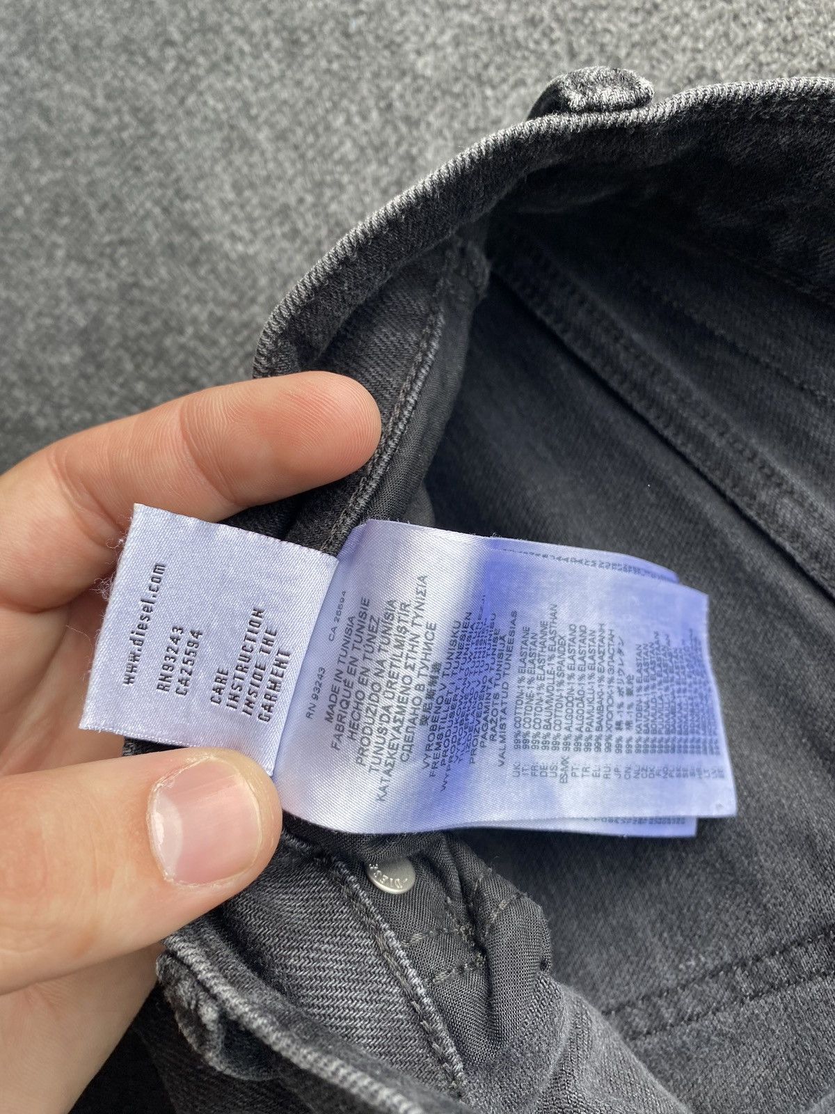 Diesel 🔥Opium Punk Diesel D Strukt slim skinny washed faded 31 Size US 31 - 5 Thumbnail