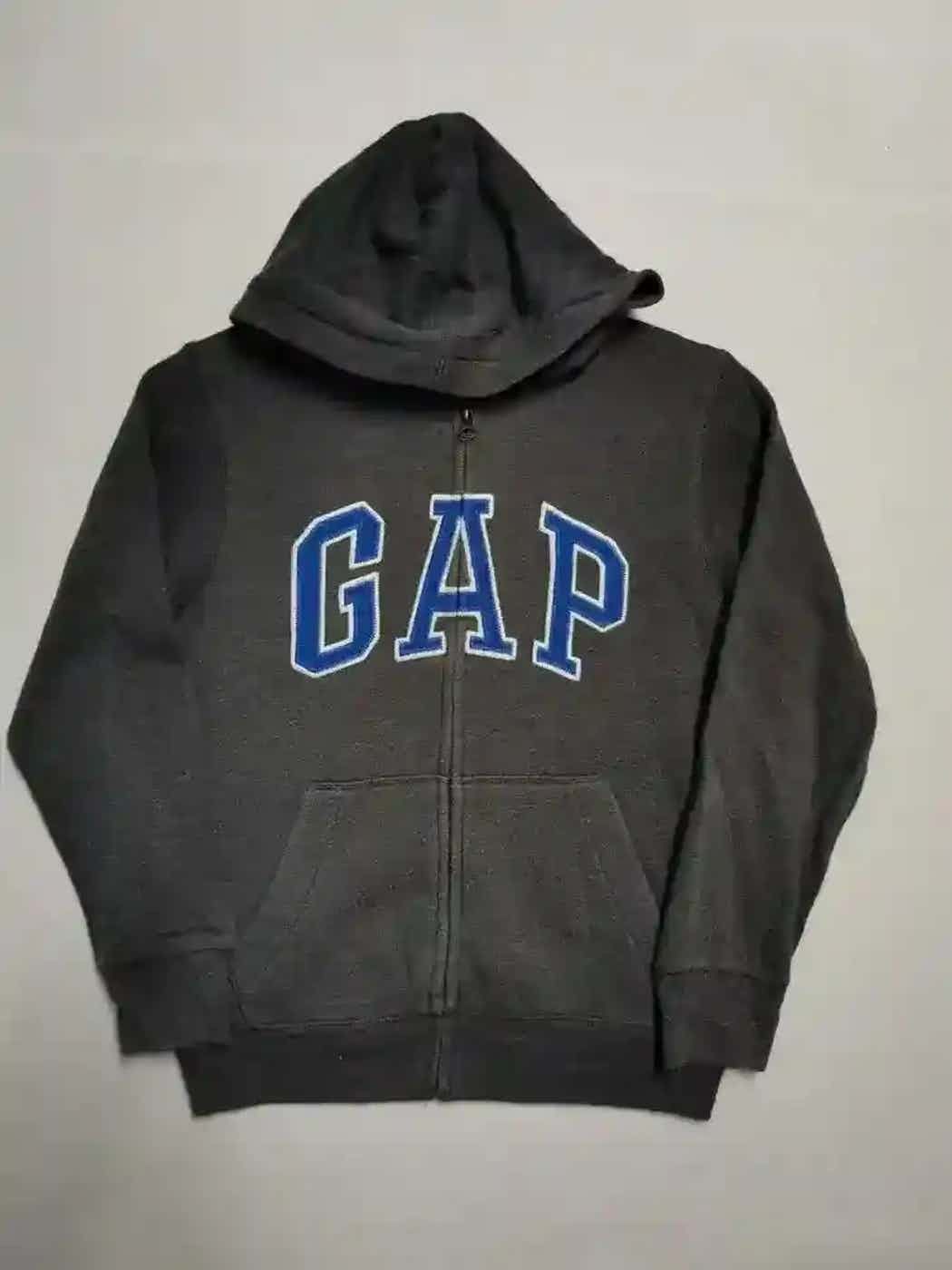 Gap Vintage GAP Big Logo Zipper Hoodie Size US S / EU 44-46 / 1 - 1 Thumbnail