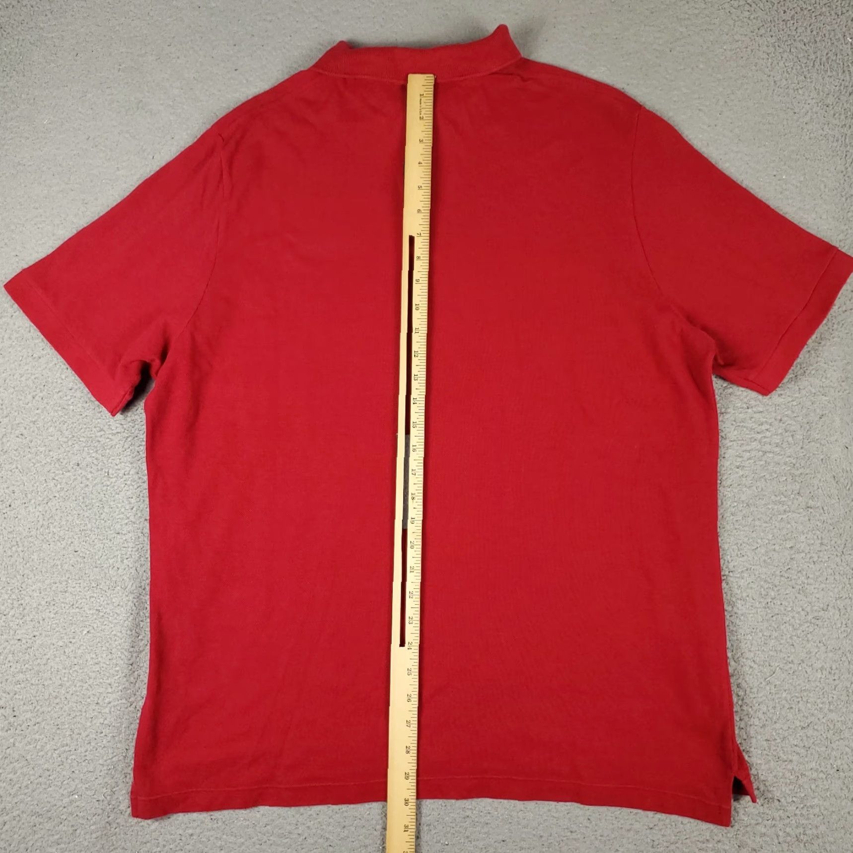 Lacoste Lacoste Polo Shirt Mens Size L Red Big Logo Short Sleeve Adult Regular Fit Polo Shirt Size US L / EU 52-54 / 3 - 4 Thumbnail