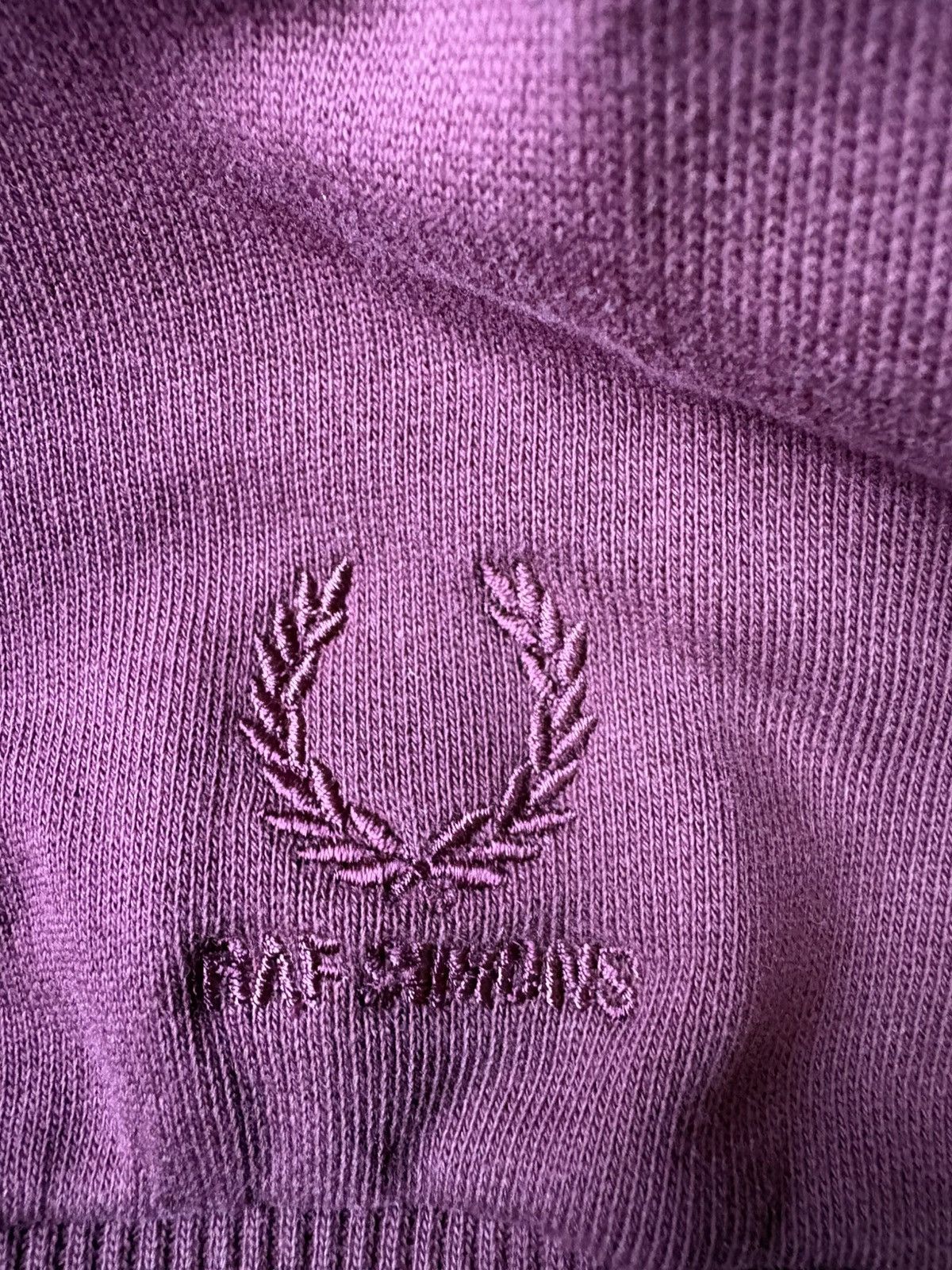 Fred Perry × Raf Simons Raf Simons x Fred Perry Burgundy Hoodie L BNWT Size US L / EU 52-54 / 3 - 9 Thumbnail