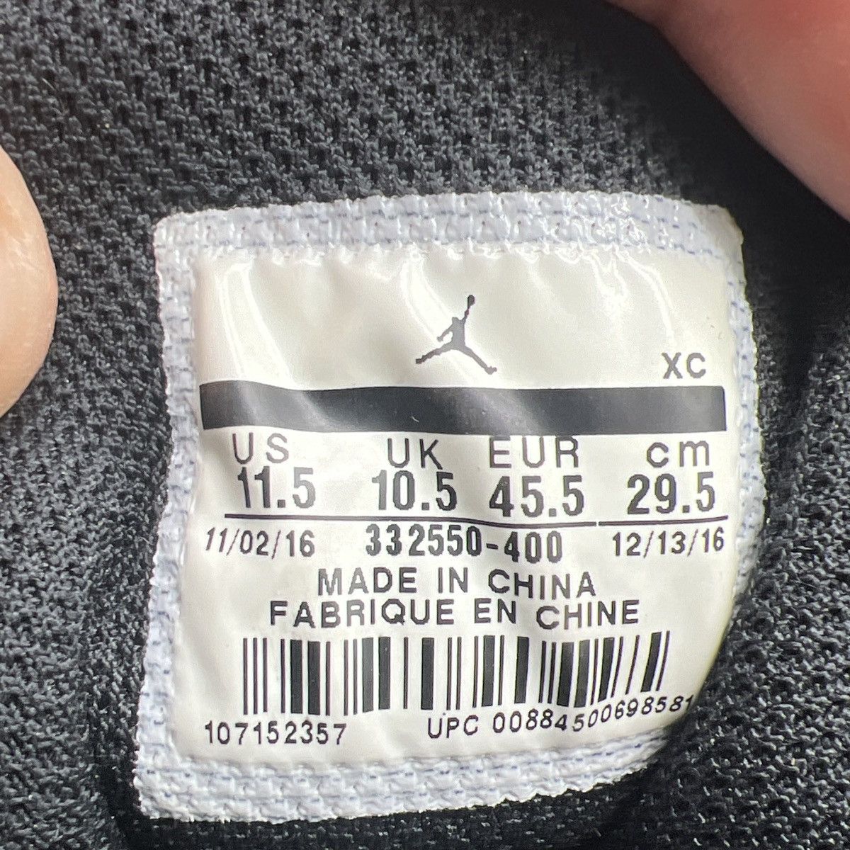 Nike Air Jordan 1 rare air soar blue Size US 11.5 / EU 44-45 - 8 Thumbnail