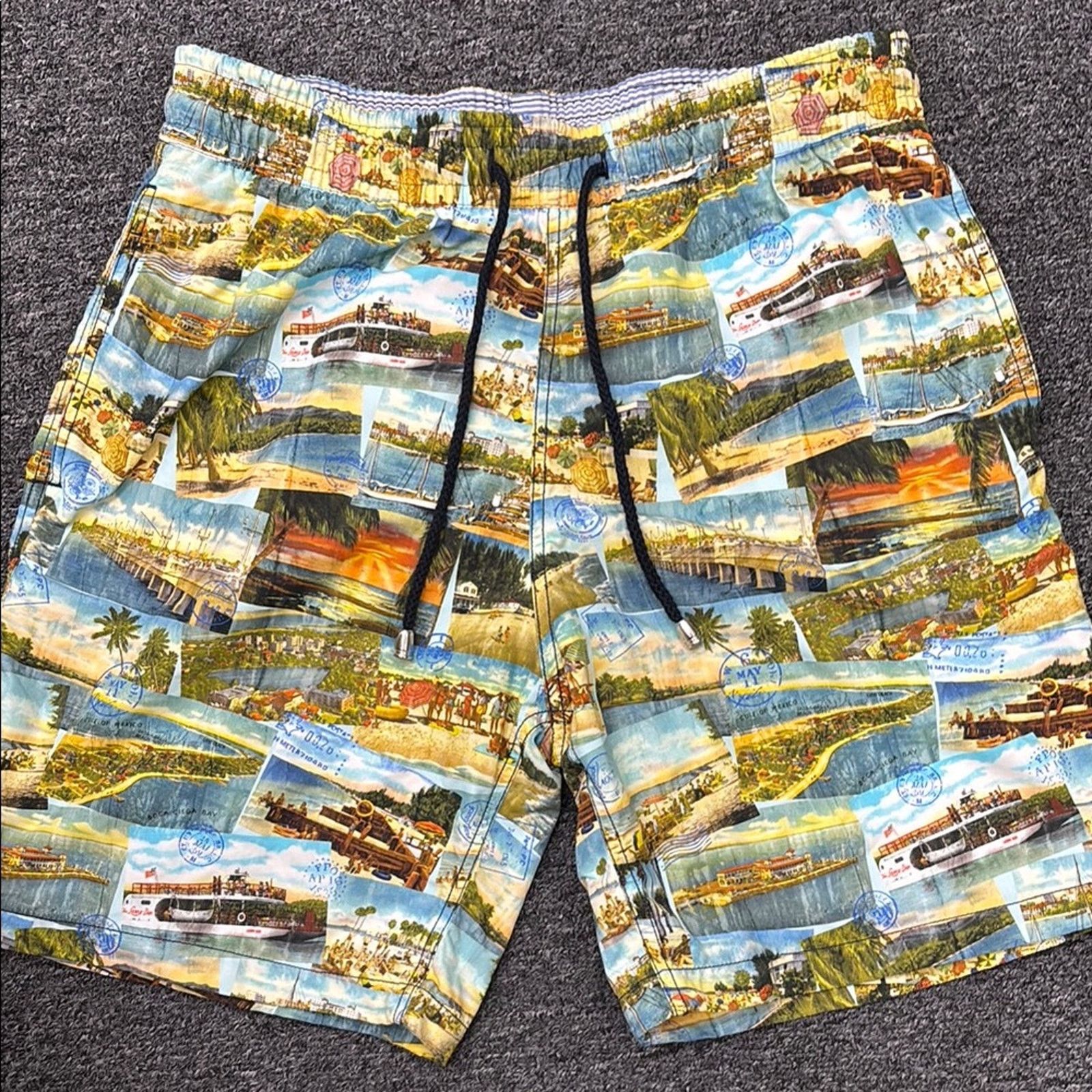 Other NWT Van Laack Scenic Print Men's Swim Trunks Size M Size US 34 / EU 50 - 1 Thumbnail