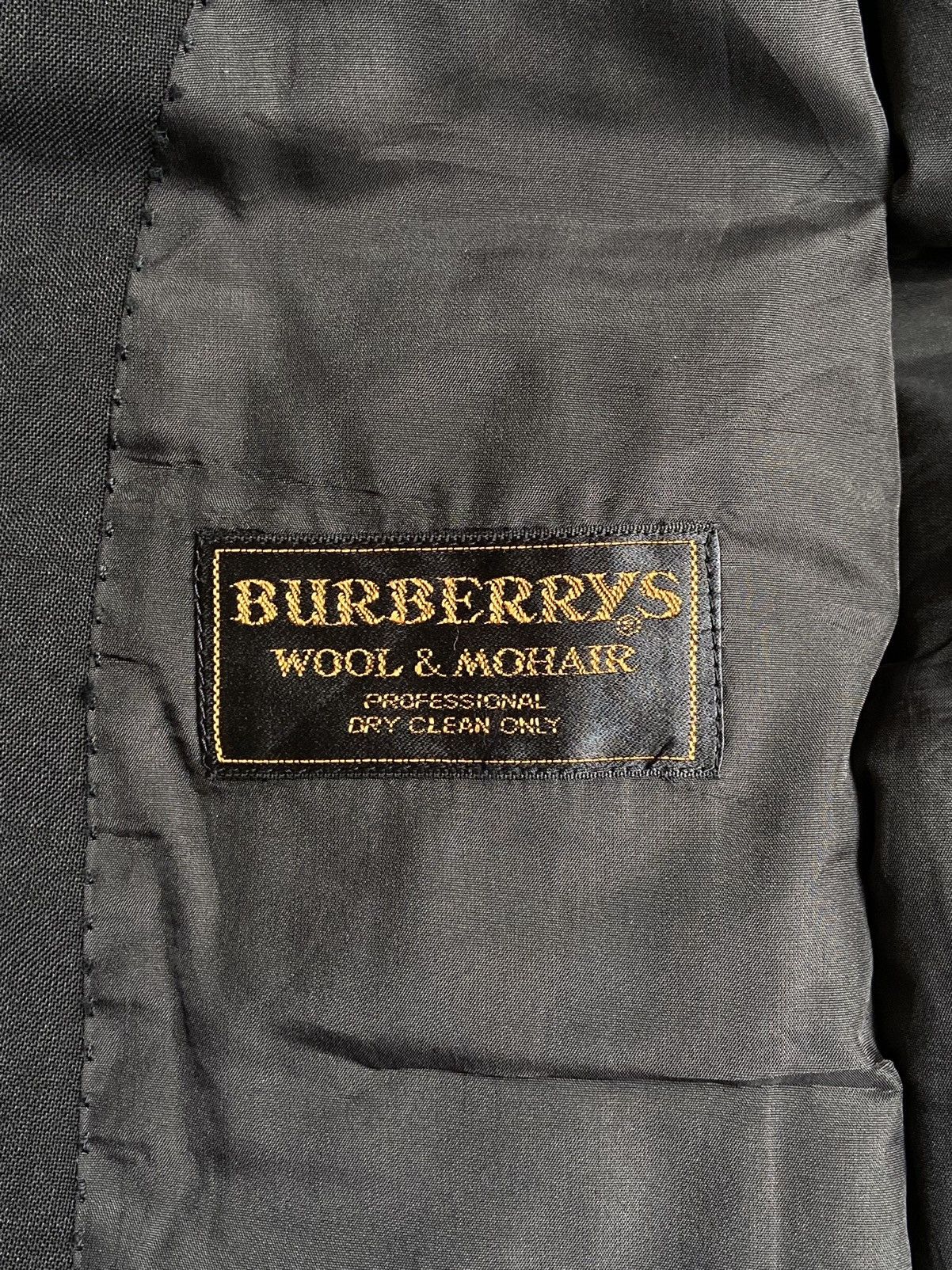 Burberry BURBERRY Black Suit Size 52L - 12 Thumbnail